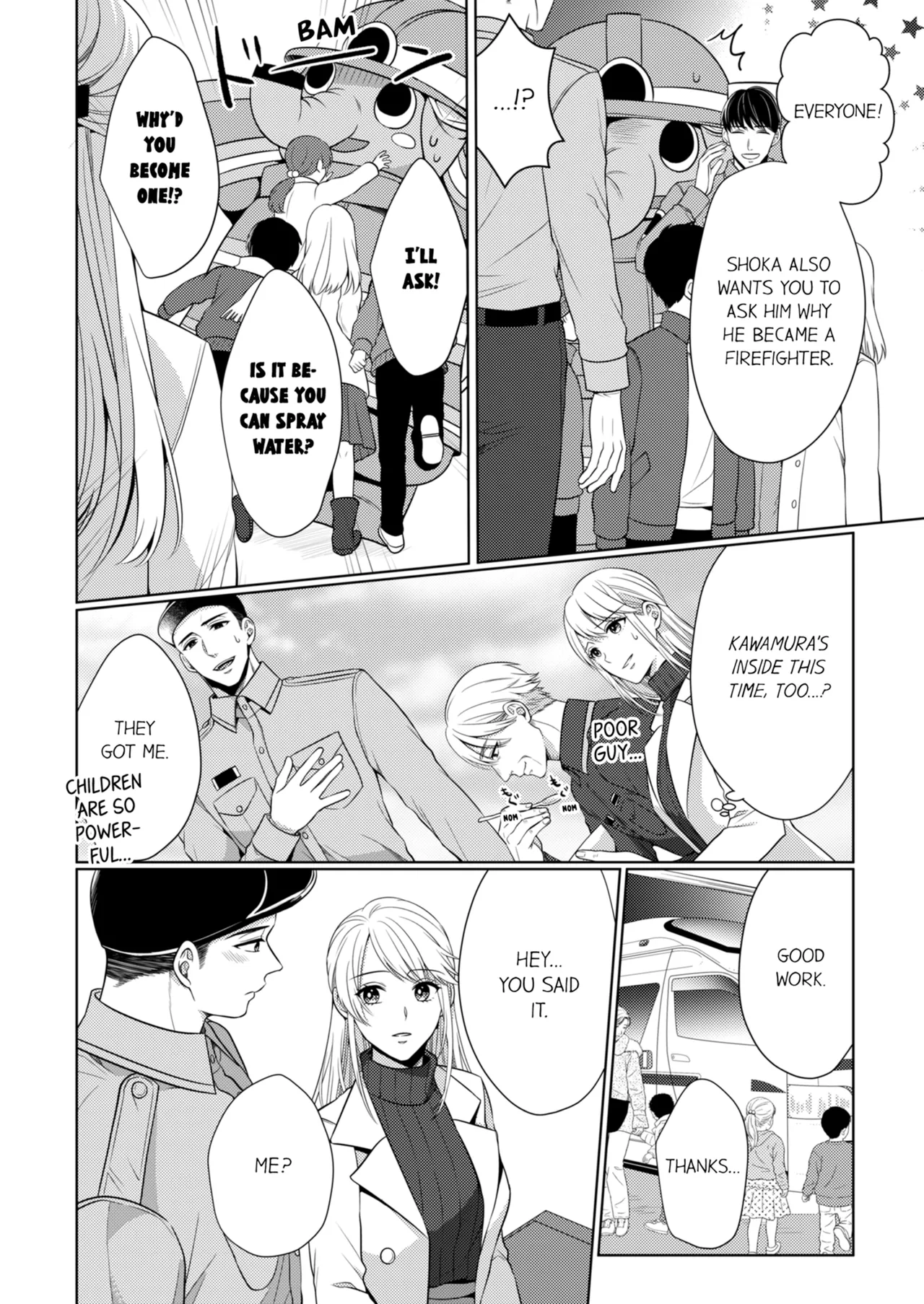 Yubisaki Kara Honki no Netsujō ～ Chara Otoko Shōbōshi wa Massuguna me de Watashi o Daita ～ Chapter 12-13 - page 116