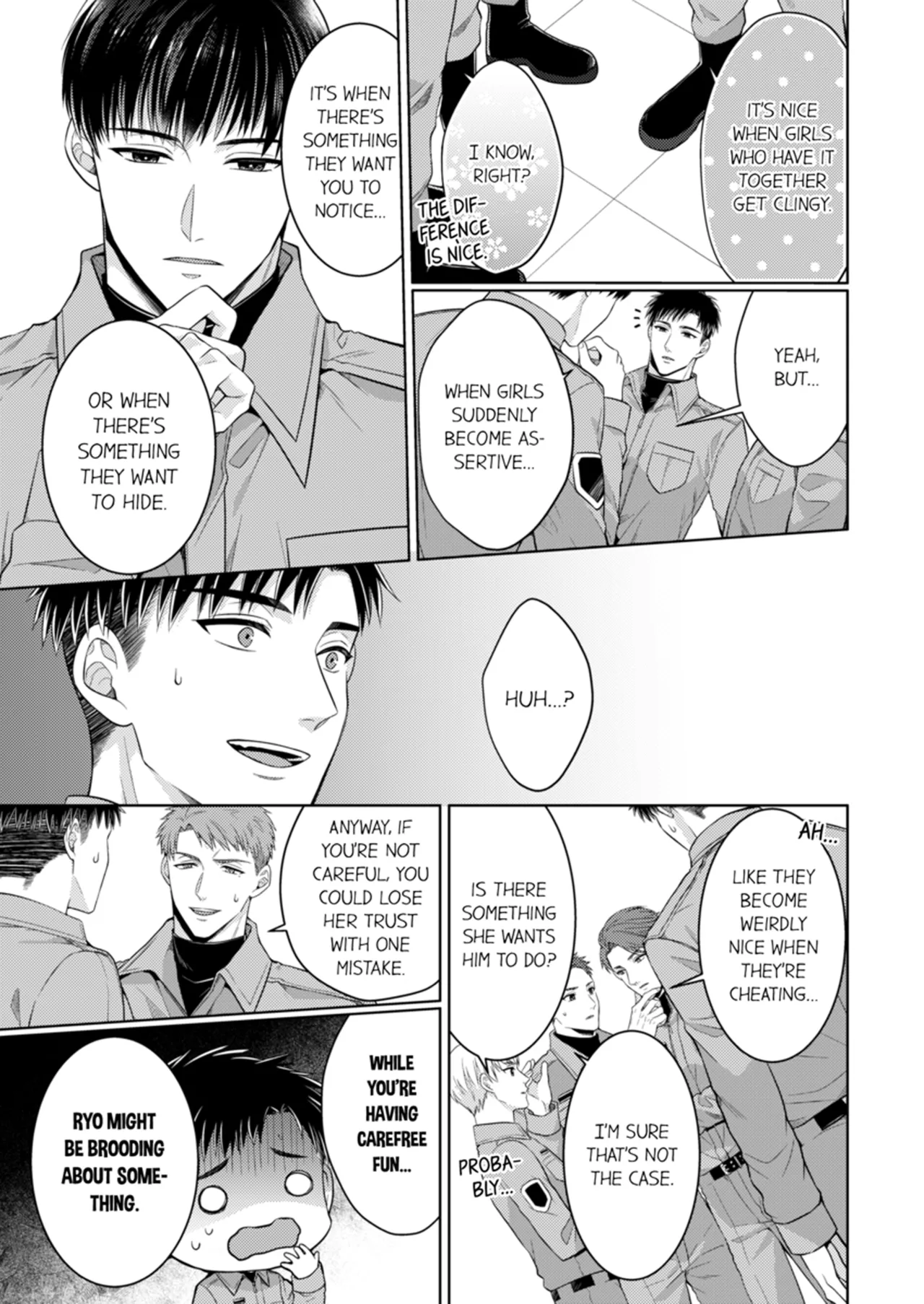 Yubisaki Kara Honki no Netsujō ～ Chara Otoko Shōbōshi wa Massuguna me de Watashi o Daita ～ Chapter 16-19 - page 14