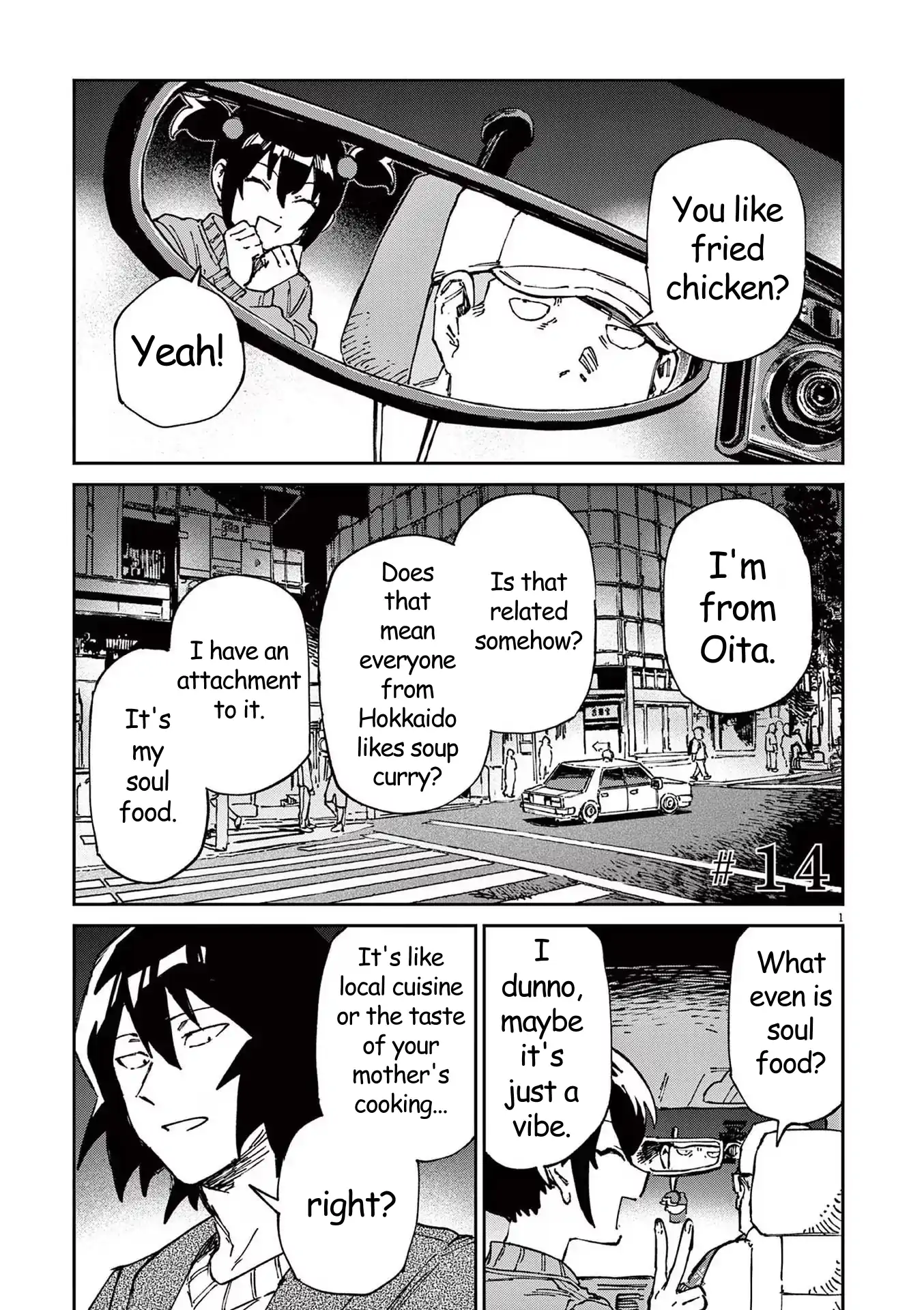 Route of Odd Taxi (RoOT) Chapter 14 - page 1