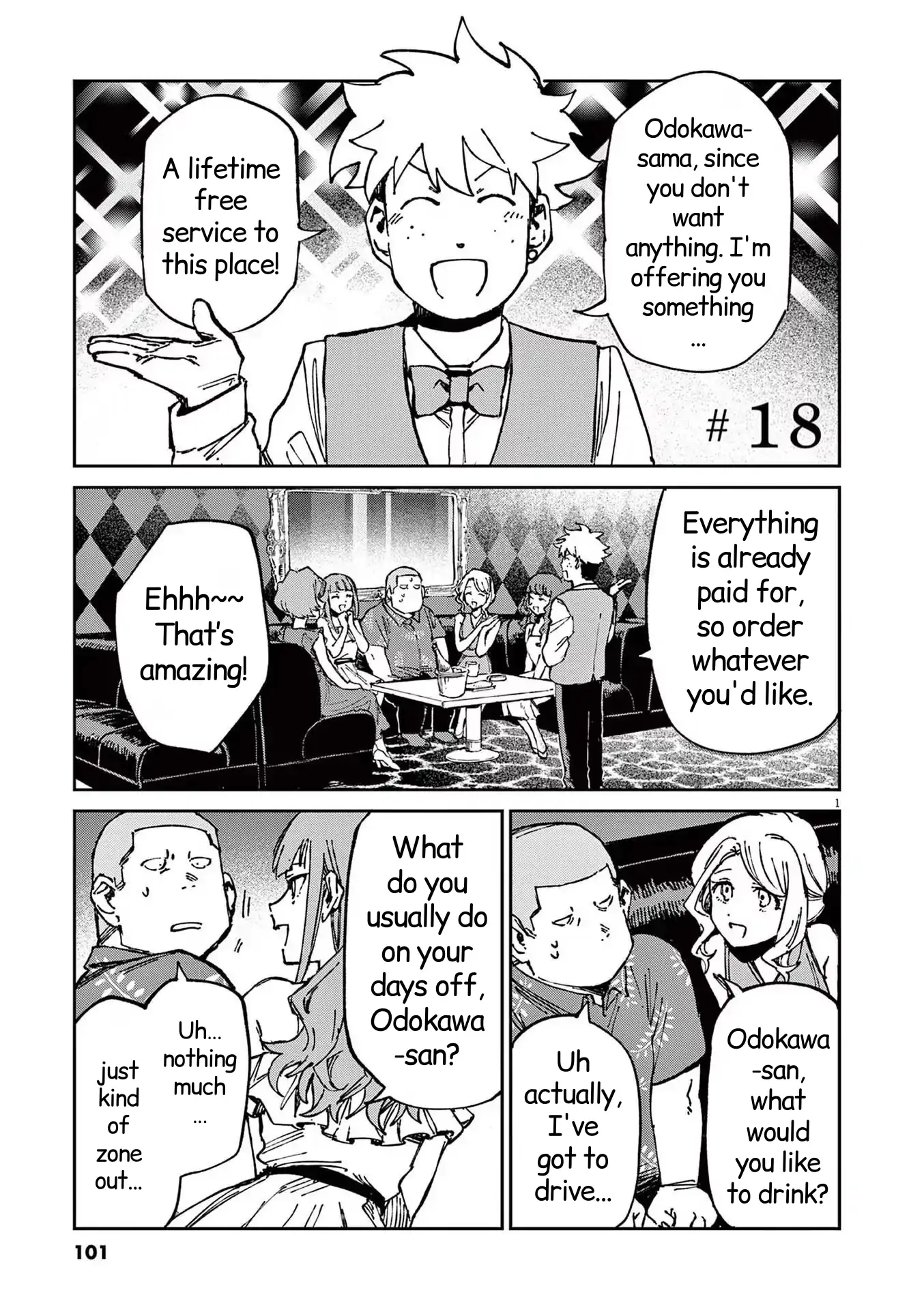 Route of Odd Taxi (RoOT) Chapter 18 - page 1