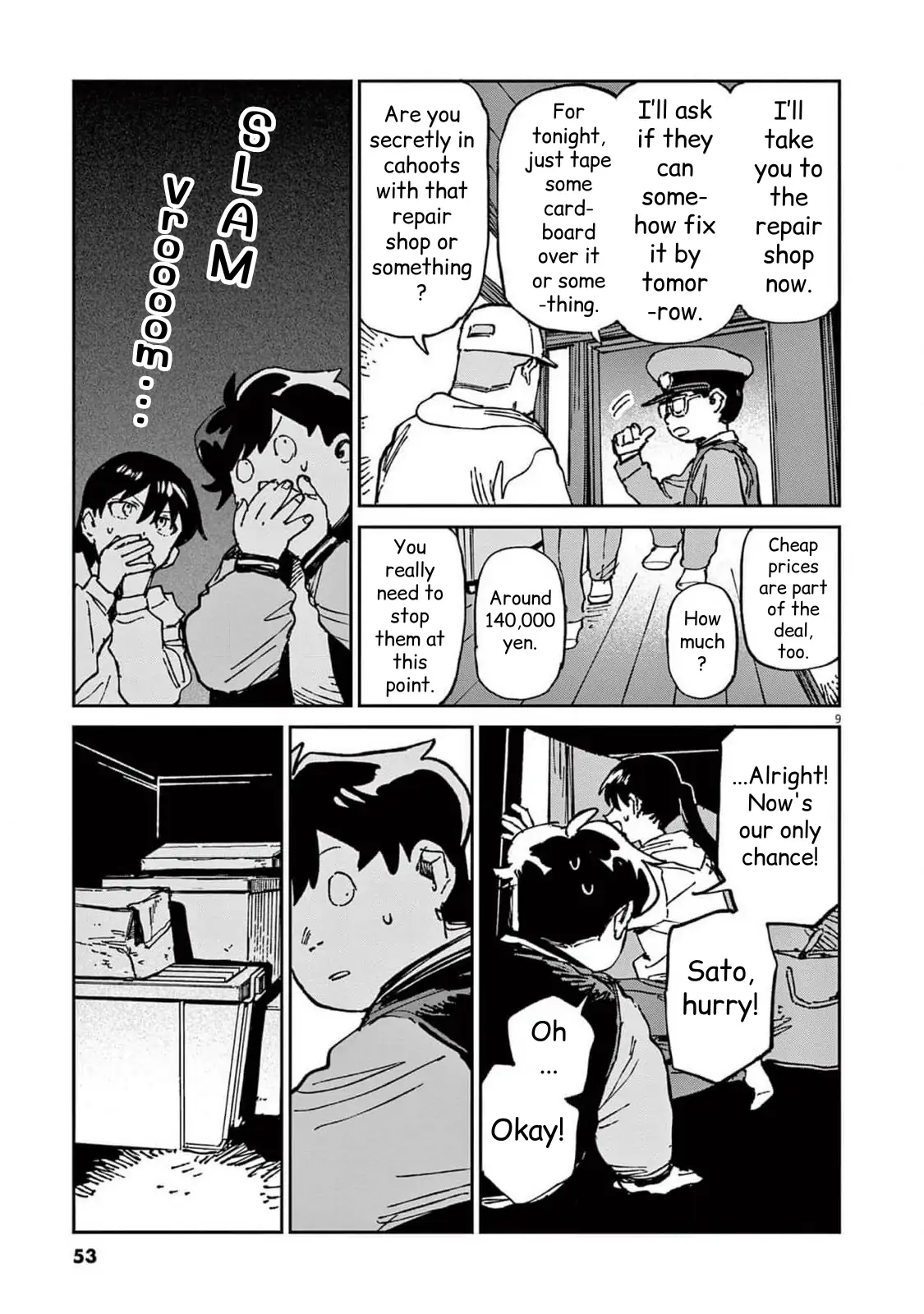 Route of Odd Taxi (RoOT) Chapter 23 - page 9