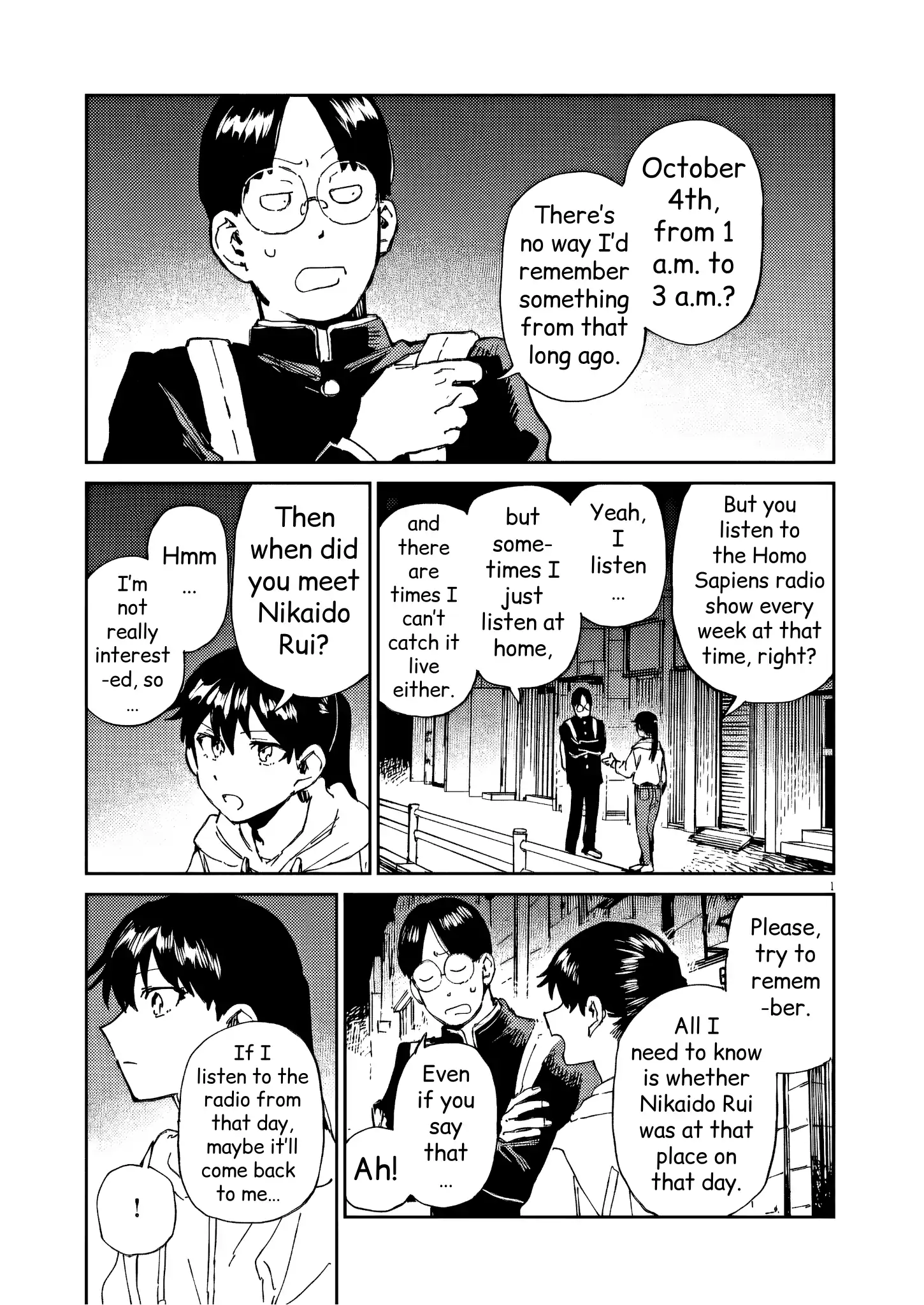 Route of Odd Taxi (RoOT) Chapter 34 - page 1