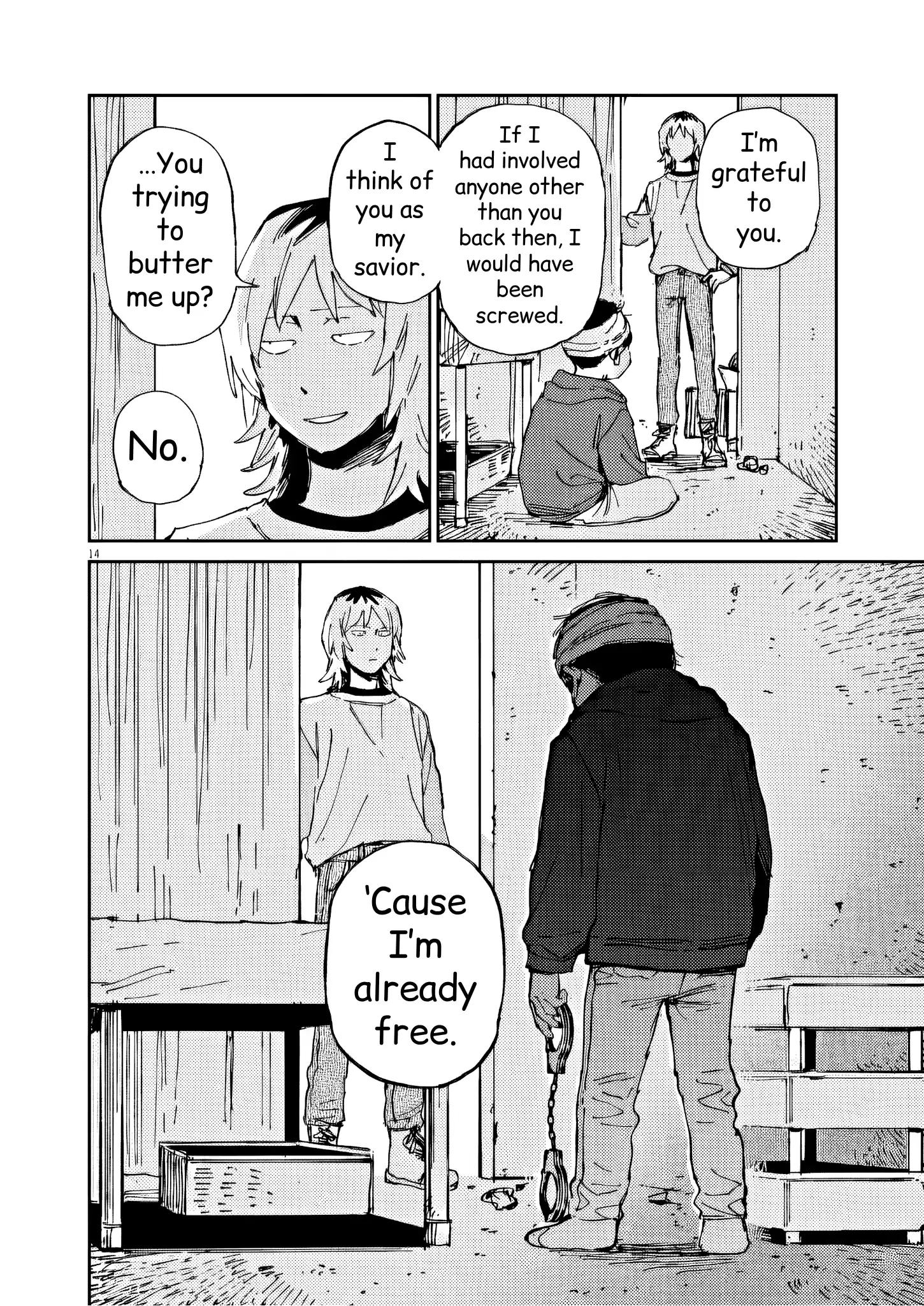 Route of Odd Taxi (RoOT) Chapter 34 - page 14