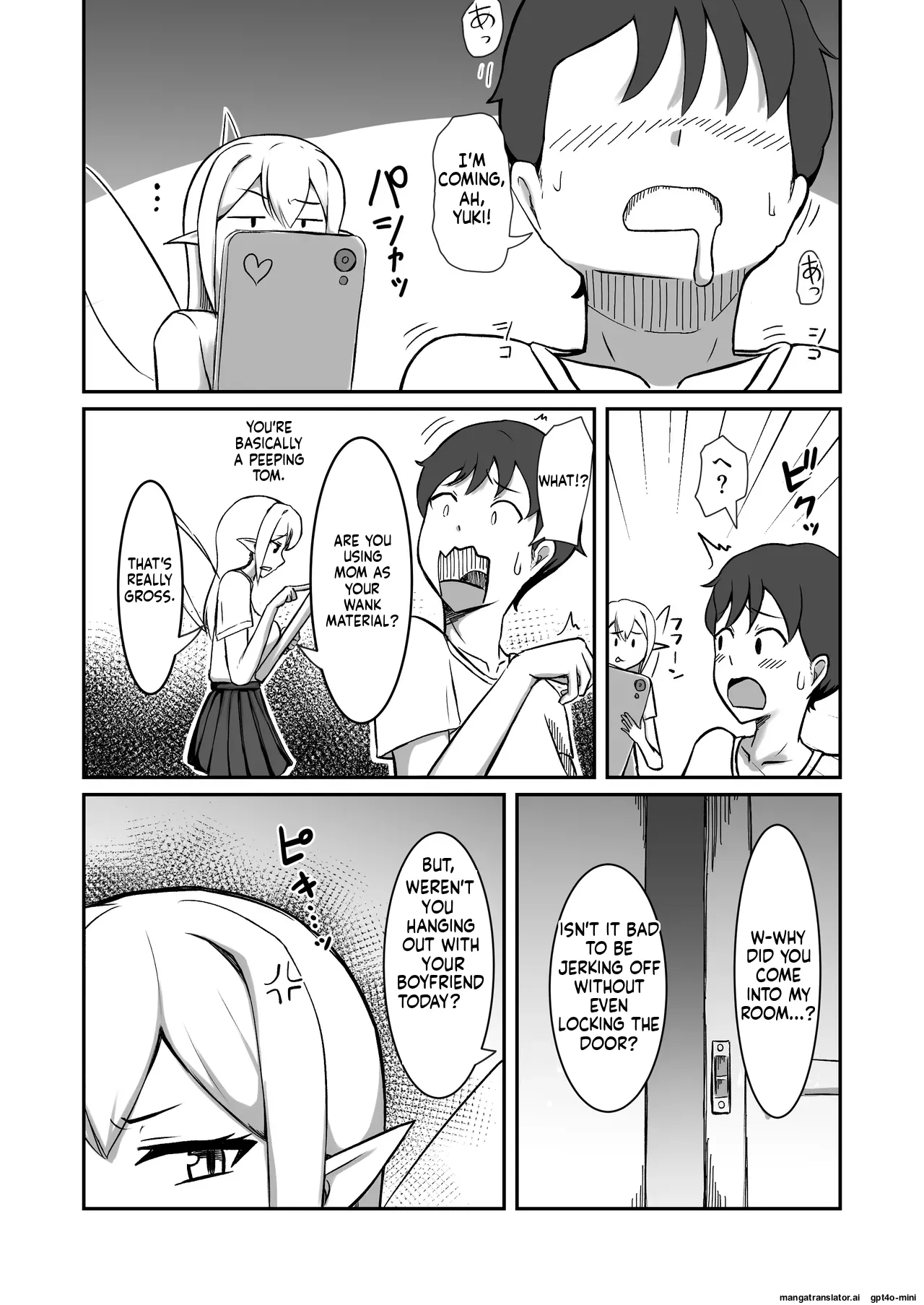 My fairy sister is my personal masturbator fairy Chapter 1 - page 8