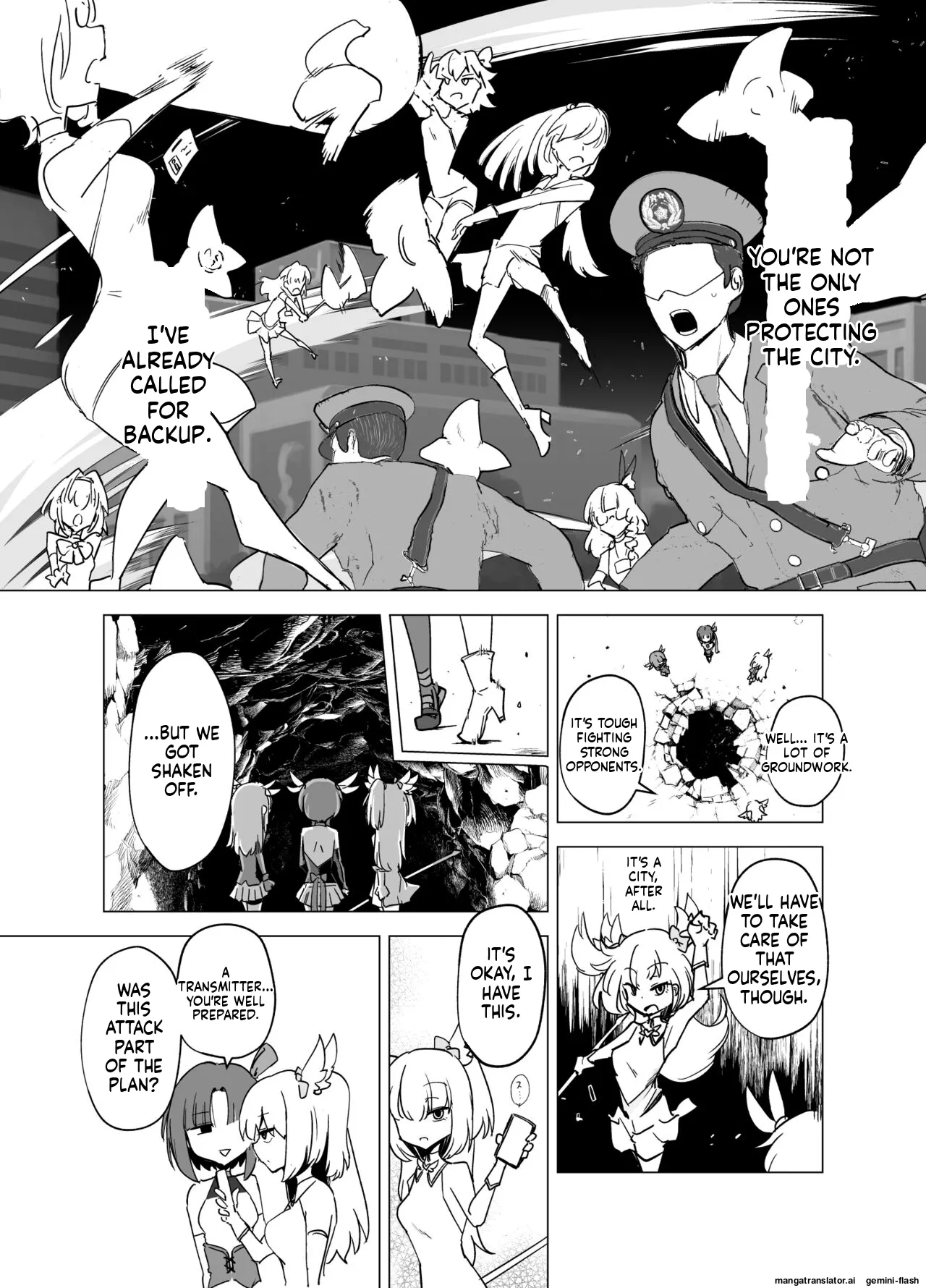 Mahou Shoujo-tachi vs Shokushu-san Kouhen Chapter 1 - page 11