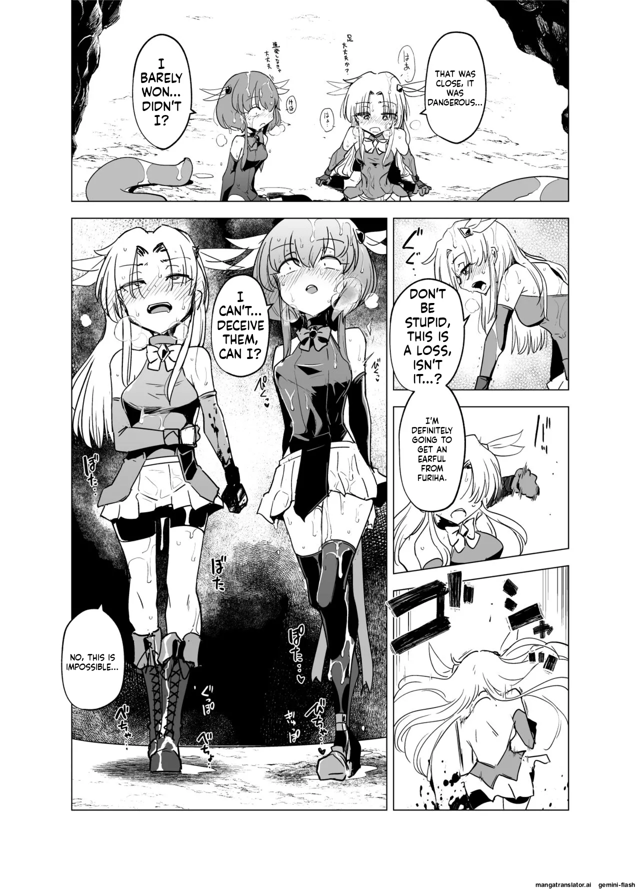 Mahou Shoujo-tachi vs Shokushu-san Kouhen Chapter 1 - page 28