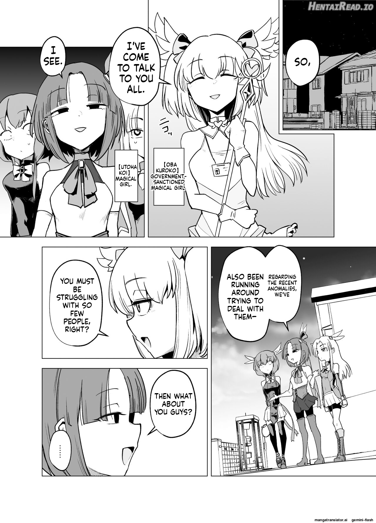 Mahou Shoujo-tachi vs Shokushu-san Kouhen Chapter 1 - page 5