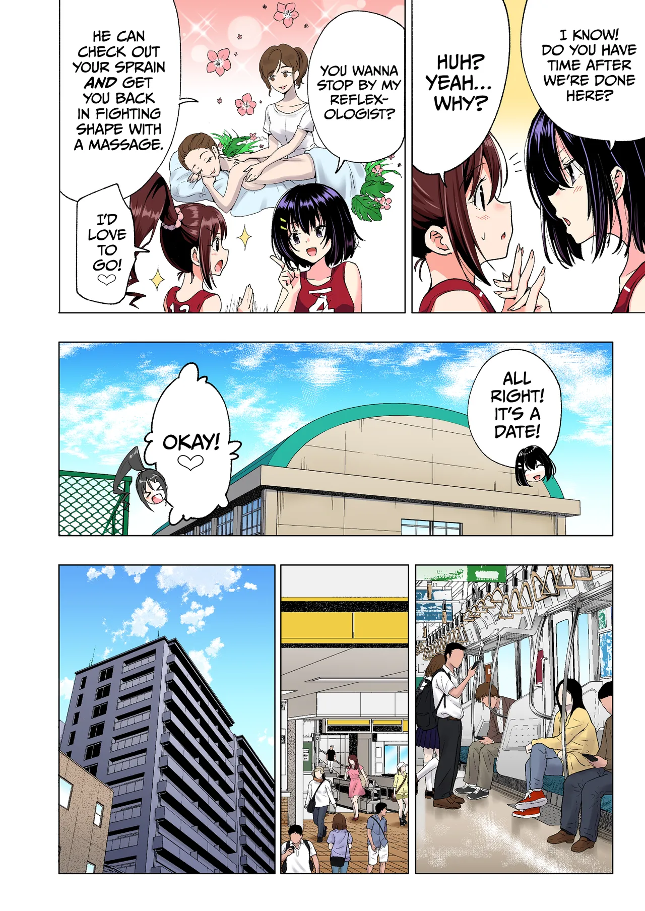 This Volleyball Girl got Spiked with a Sensual Massage - Full Color Compilation Chapter 1 - page 11