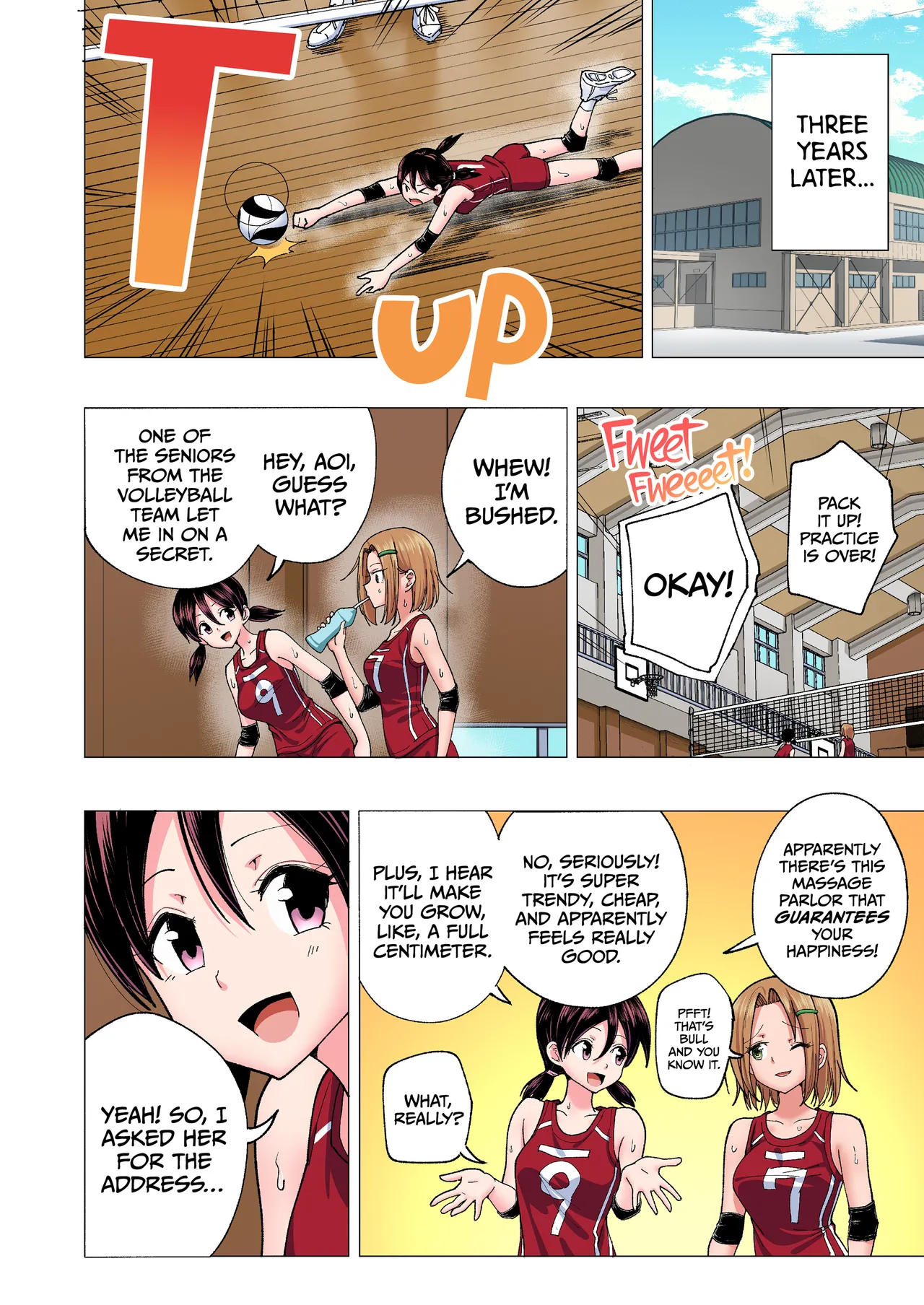 This Volleyball Girl got Spiked with a Sensual Massage - Full Color Compilation Chapter 1 - page 193