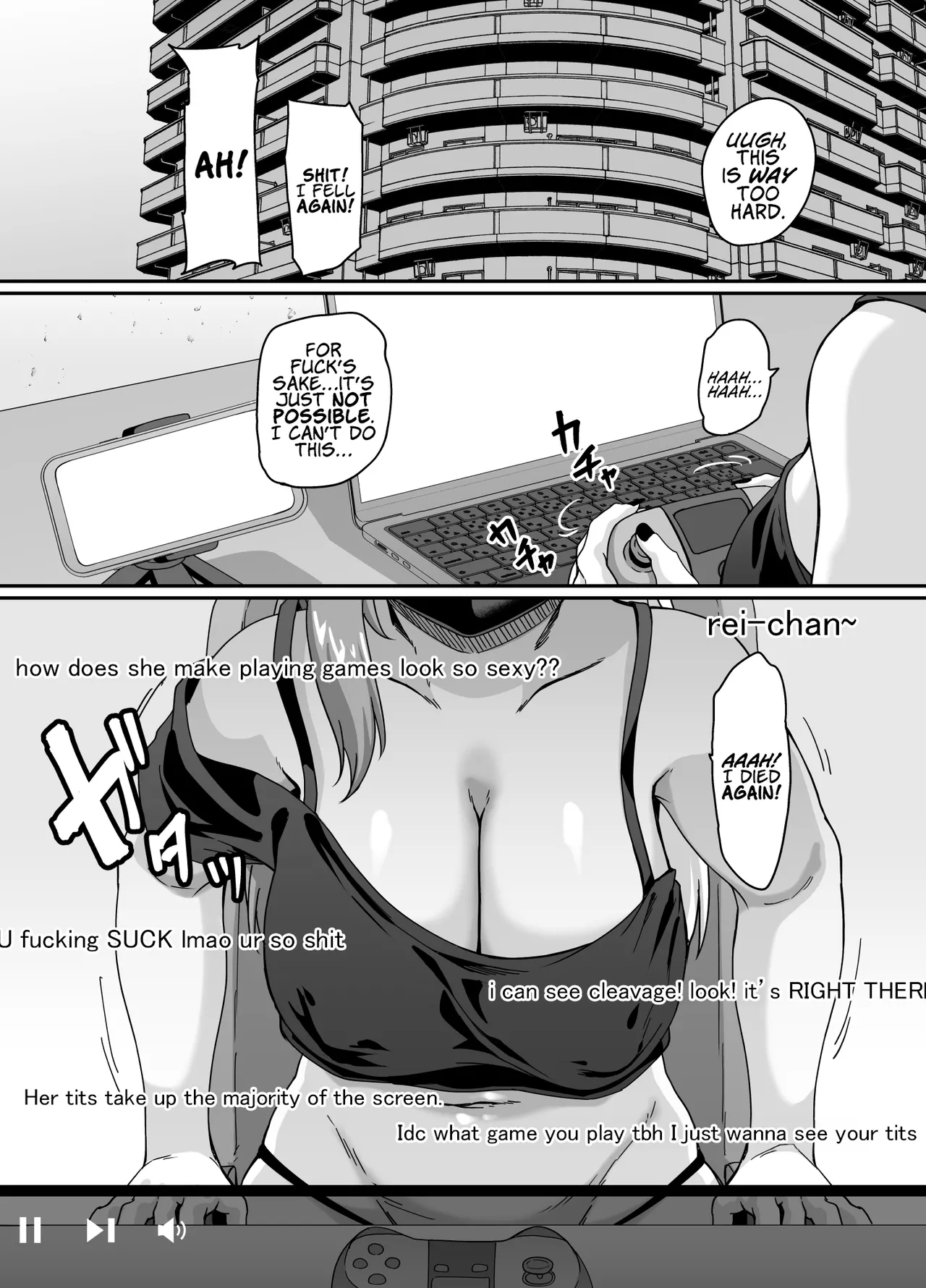 My Slob Of An Older Sister's Accidental Adult Stream Caused So Much Hype, She Pivoted To Doing Brother X Sister Sex Streams! Chapter 1 - page 2