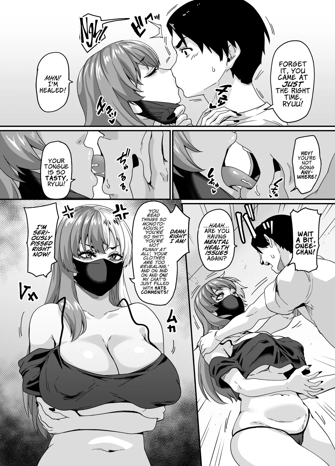 My Slob Of An Older Sister's Accidental Adult Stream Caused So Much Hype, She Pivoted To Doing Brother X Sister Sex Streams! Chapter 1 - page 5