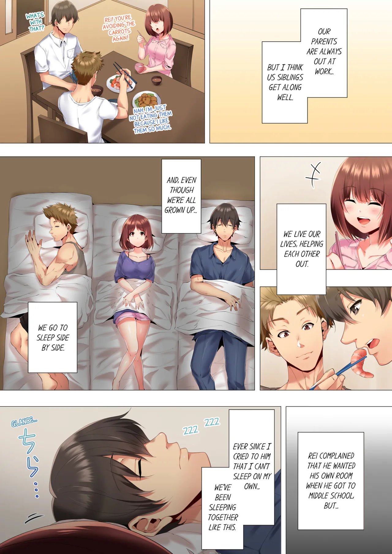 Futari de Watashi o Ikasenaide...! ~Kurayami, Majiwaru Kyoudai Futon~ Chapter 1 - page 8