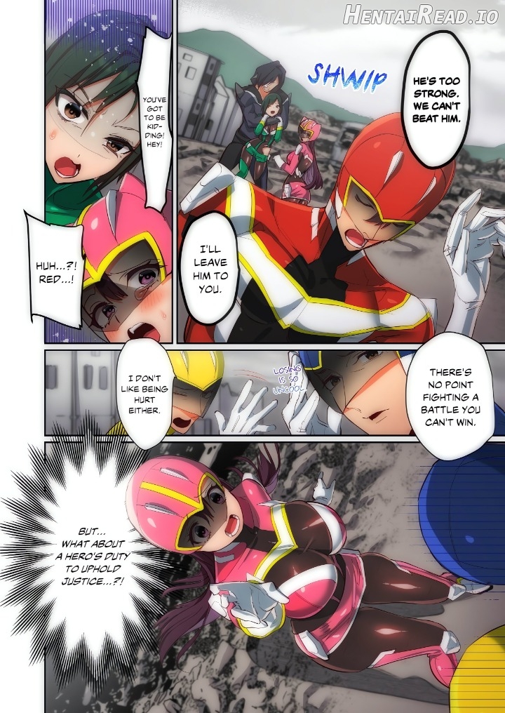 Pitiful Ranger Pink: I’m Such a Disgrace, but It Feels So Good! (Uncensored) Chapter 2 - page 6
