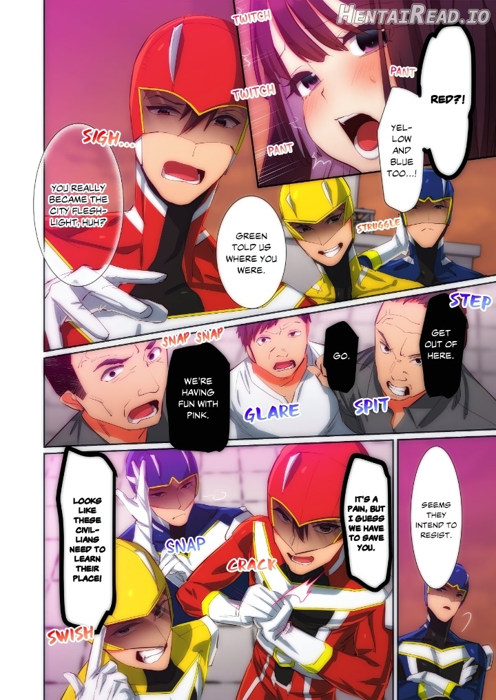 Pitiful Ranger Pink: I’m Such a Disgrace, but It Feels So Good! (Uncensored) Chapter 9 - page 8