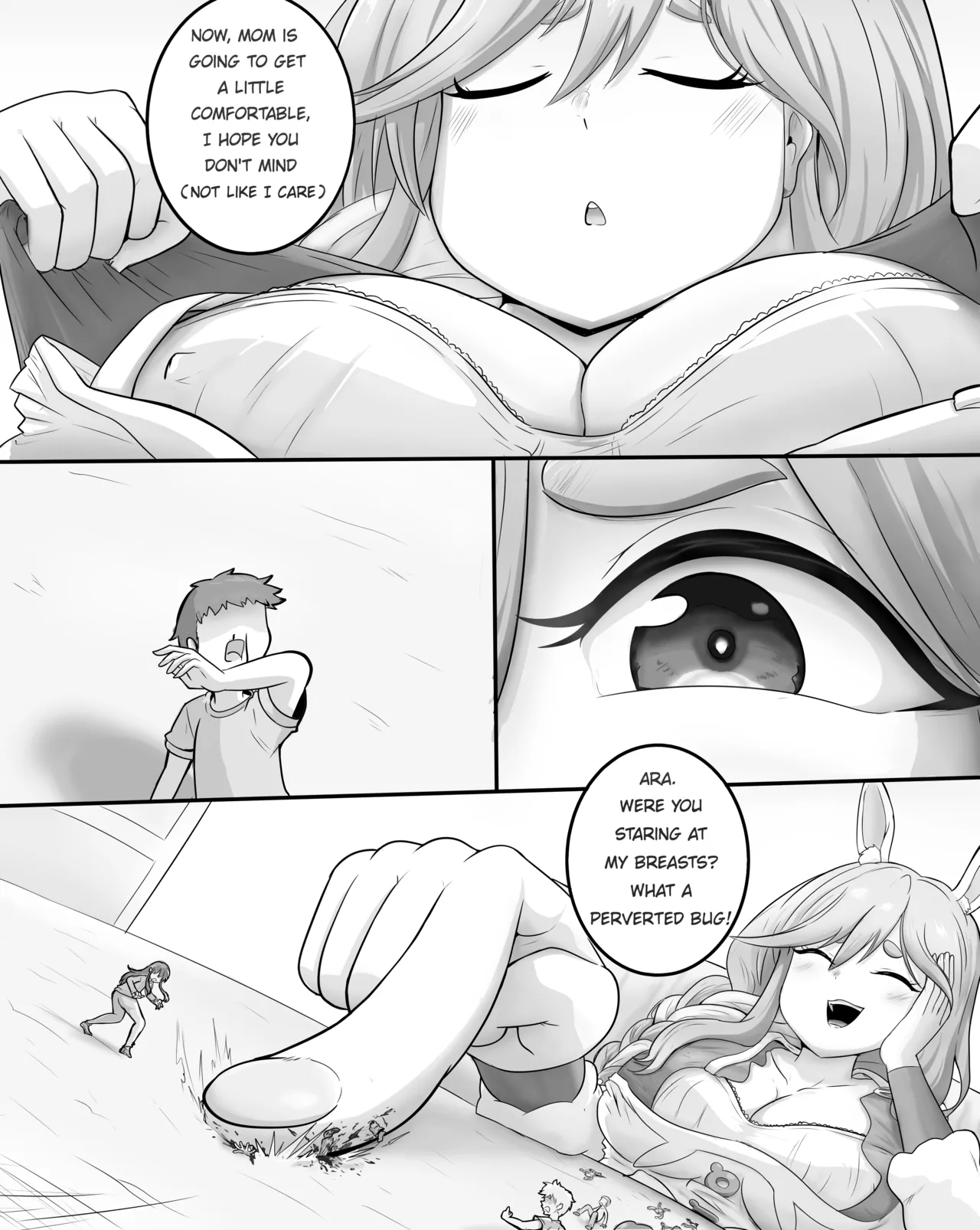 Mommy can also be an evil giantess Chapter 1 - page 3