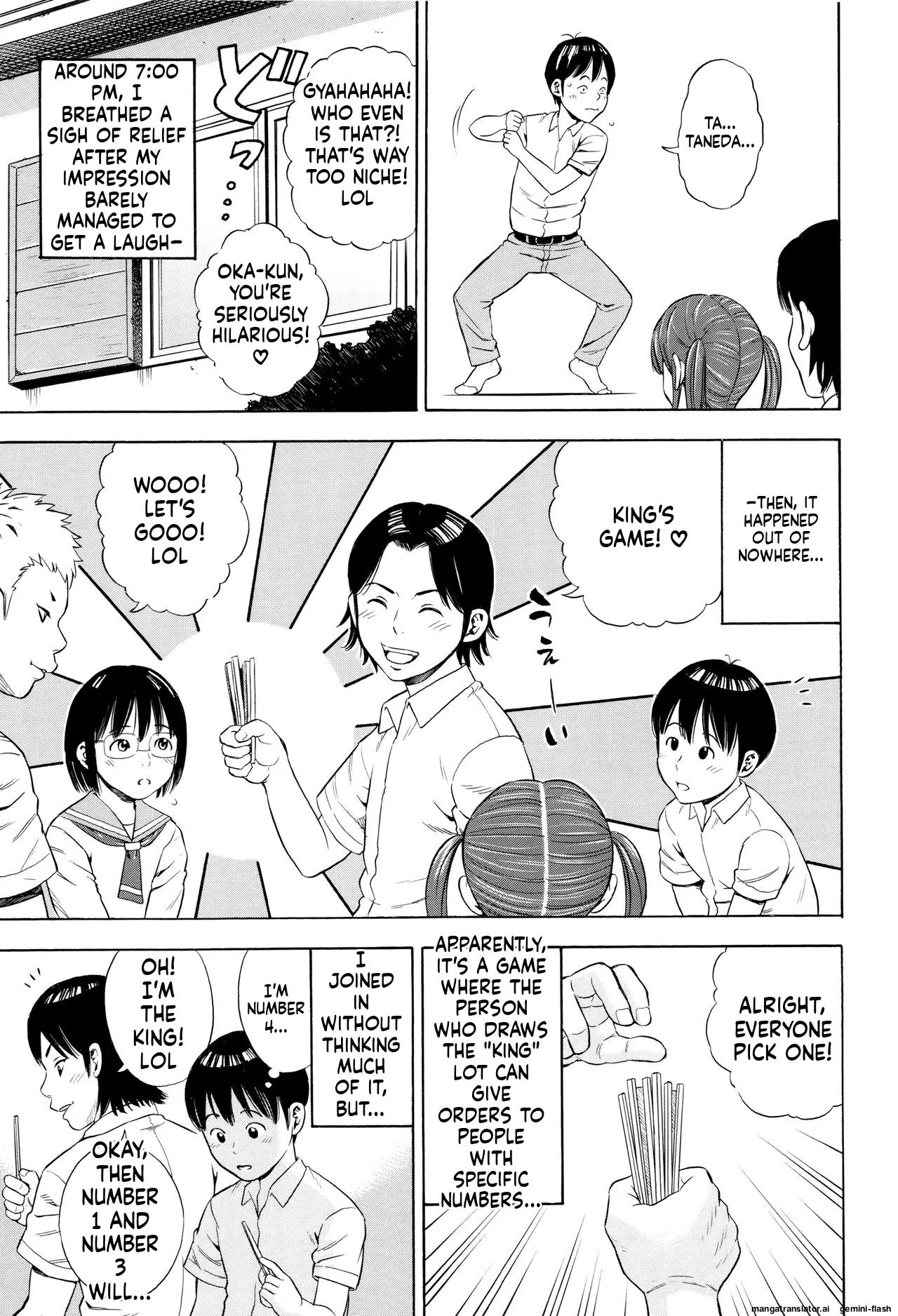 Getsu Ka Sui Moku Kin Do Ecchi MTL Chapter 1 - page 110