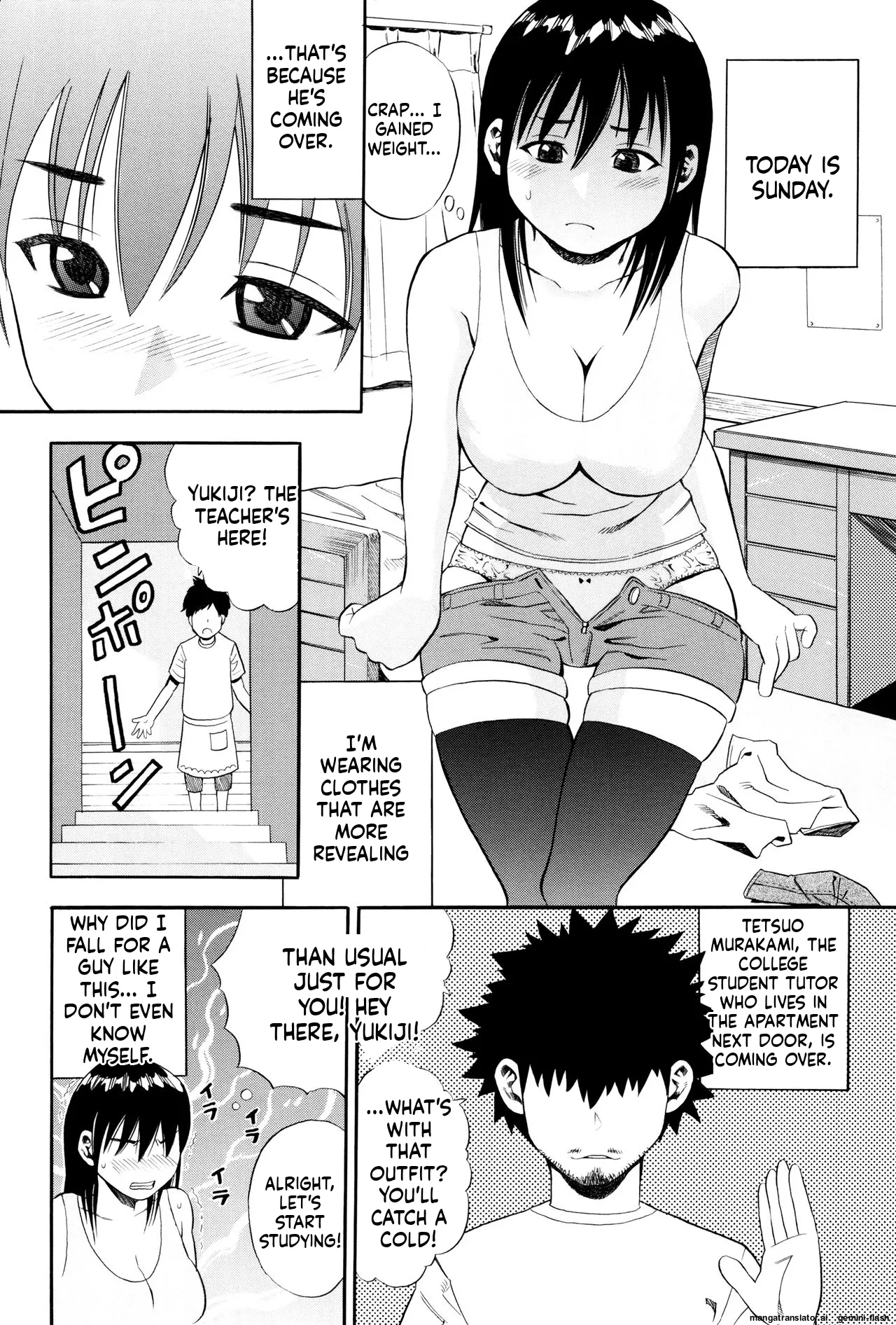 Getsu Ka Sui Moku Kin Do Ecchi MTL Chapter 1 - page 165