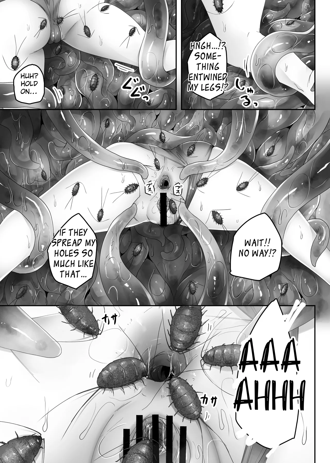 Big-Breasted Swimsuit Girl Getting Turned into A Sea Slug's Nest Chapter 1 - page 15