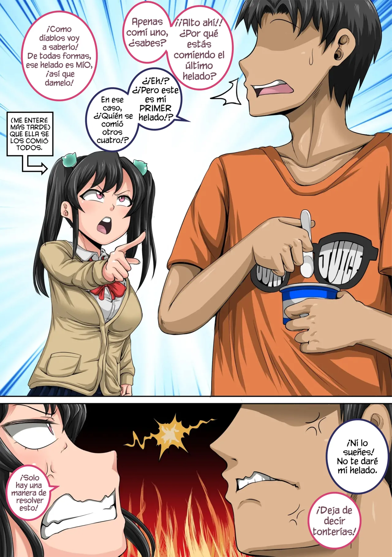 Juna Juna Juice - Mukatsuku Imouto wa Chanto Shikaranakucha 3 AnnoyingSister Needs to be Scolded 1 2 3 4 Chapter 1 - page 159