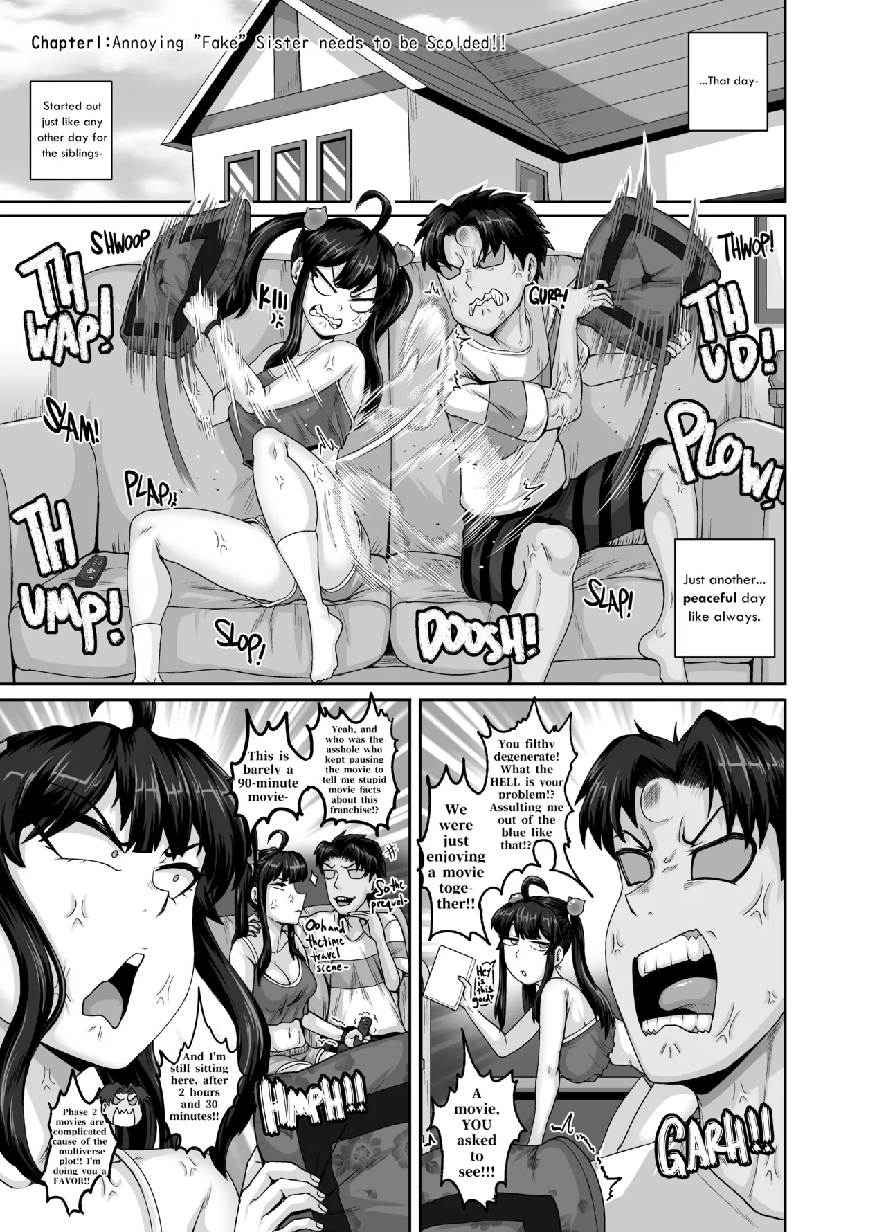 Juna Juna Juice - Mukatsuku Imouto wa Chanto Shikaranakucha 3 AnnoyingSister Needs to be Scolded 1 2 3 4 Chapter 1 - page 235