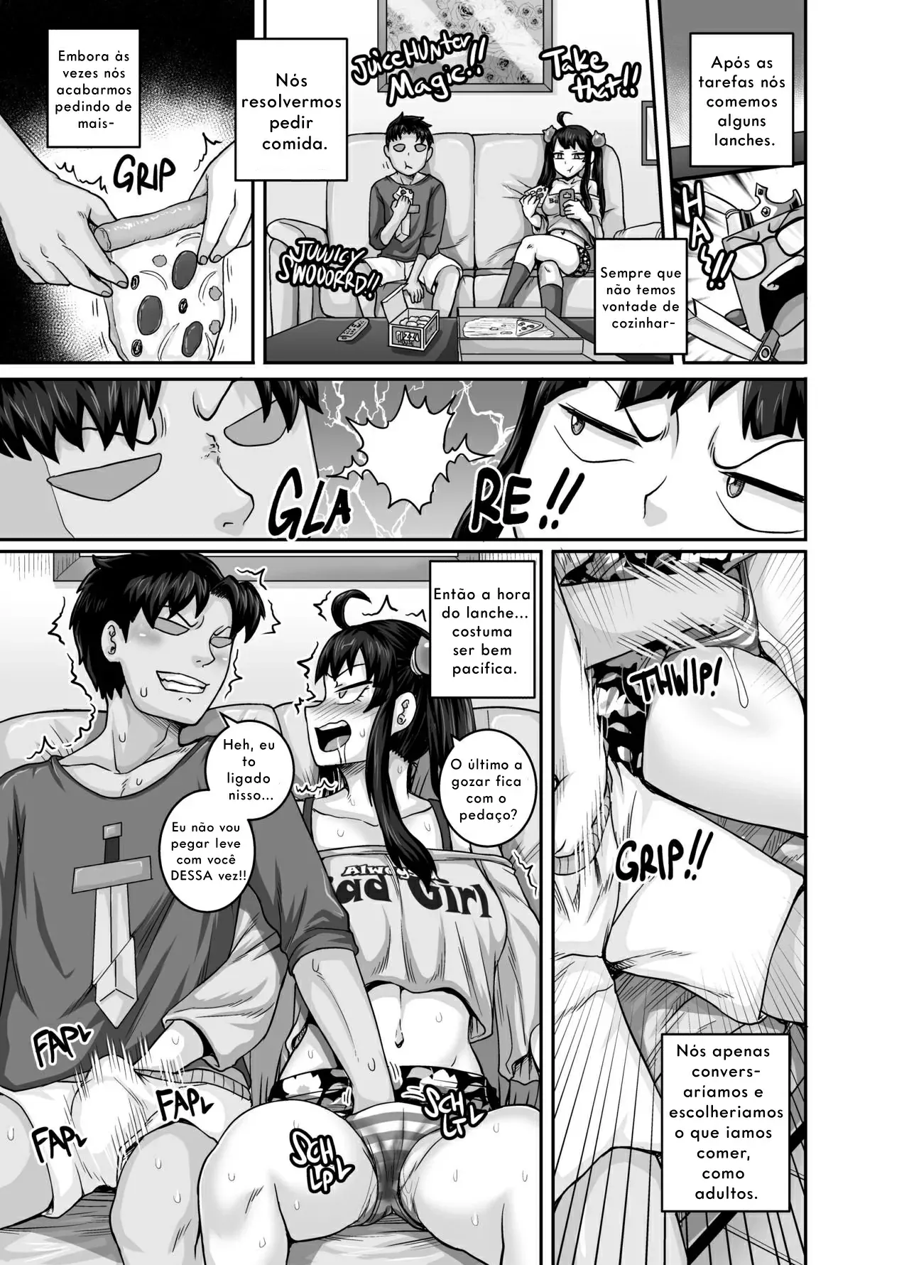 Juna Juna Juice - Mukatsuku Imouto wa Chanto Shikaranakucha 3 AnnoyingSister Needs to be Scolded 1 2 3 4 Chapter 1 - page 55