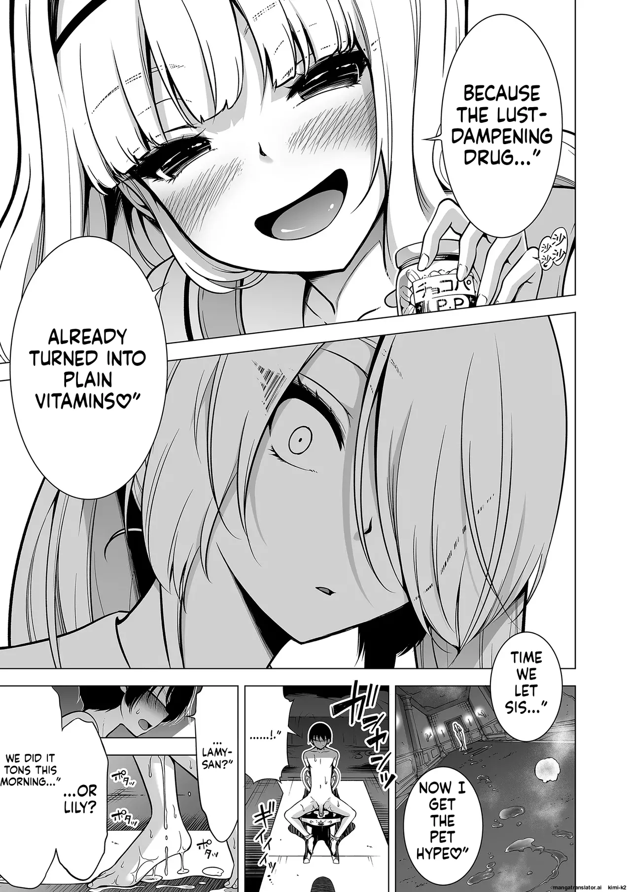 Hands-On Draining with Three Succubus Sisters 3 Chapter 1 - page 106