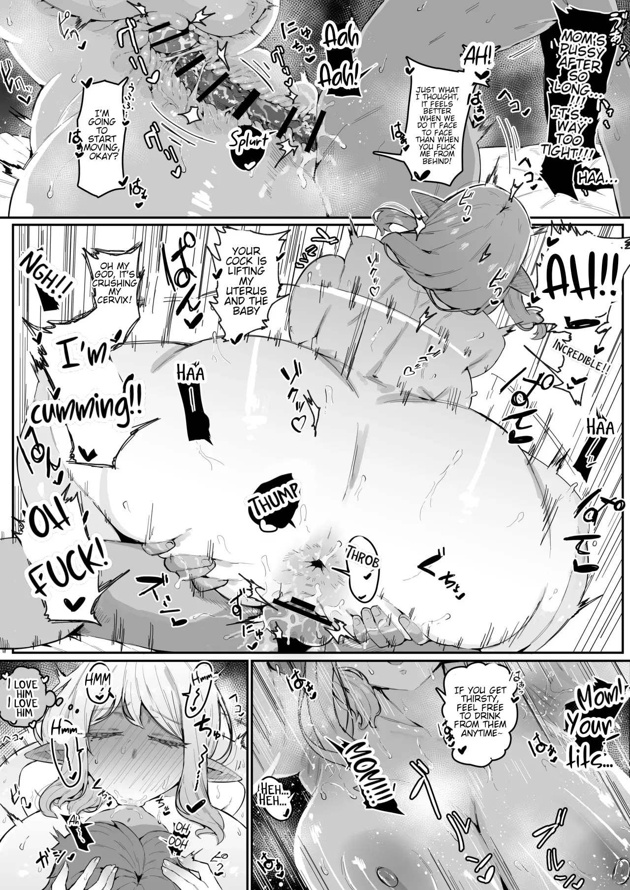 Impregnating my elf mother. Chapter 1 - page 105