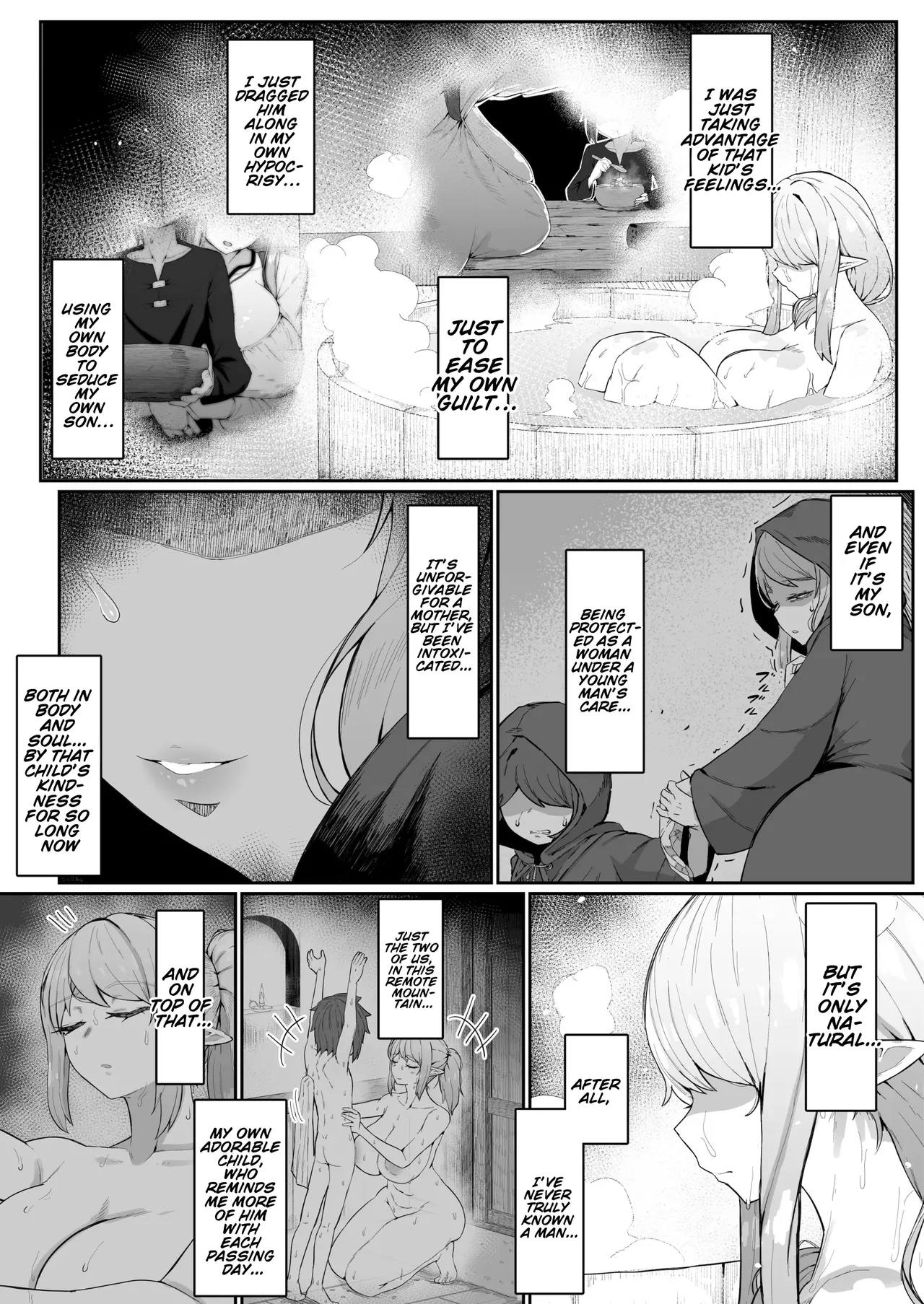 Impregnating my elf mother. Chapter 1 - page 30