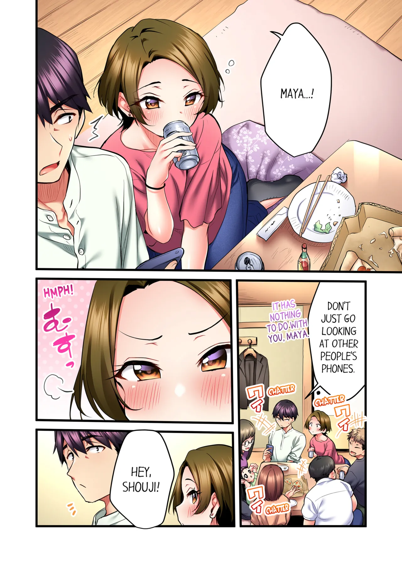 Uta no Onee-san Datte H Shitai ~Konnakao, TV no Mae Minna ni wa Miserarenai yo... Chapter 1 - page 194