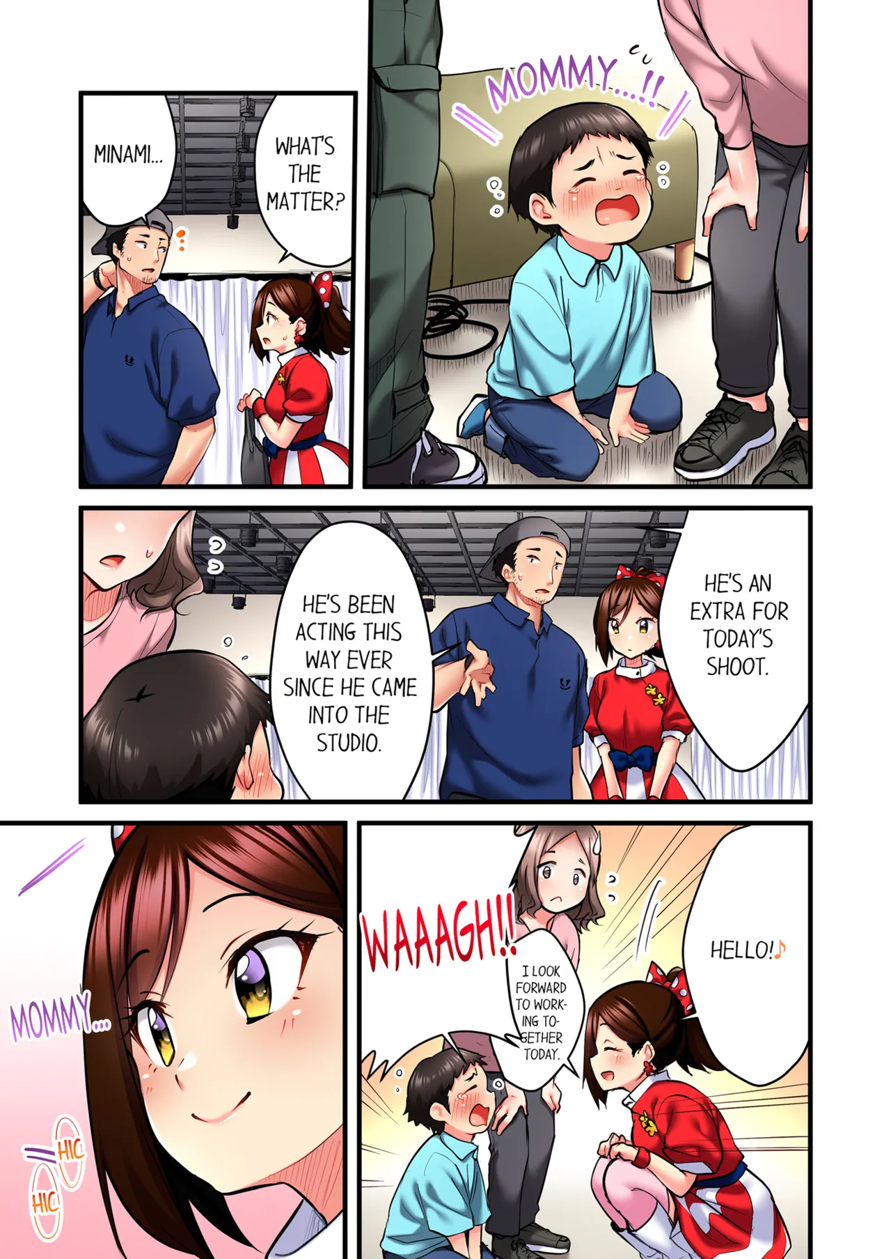 Uta no Onee-san Datte H Shitai ~Konnakao, TV no Mae Minna ni wa Miserarenai yo... Chapter 1 - page 215