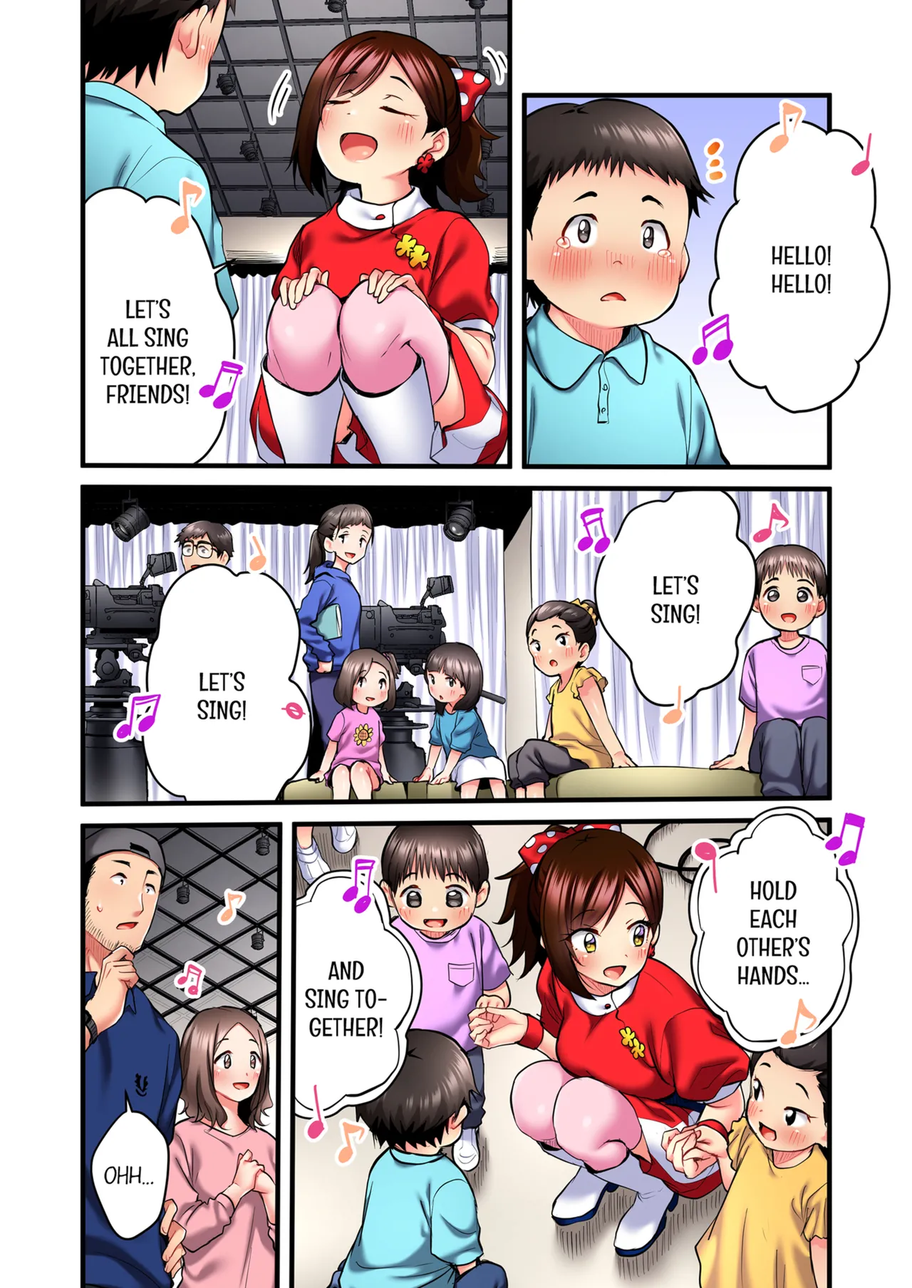 Uta no Onee-san Datte H Shitai ~Konnakao, TV no Mae Minna ni wa Miserarenai yo... Chapter 1 - page 216