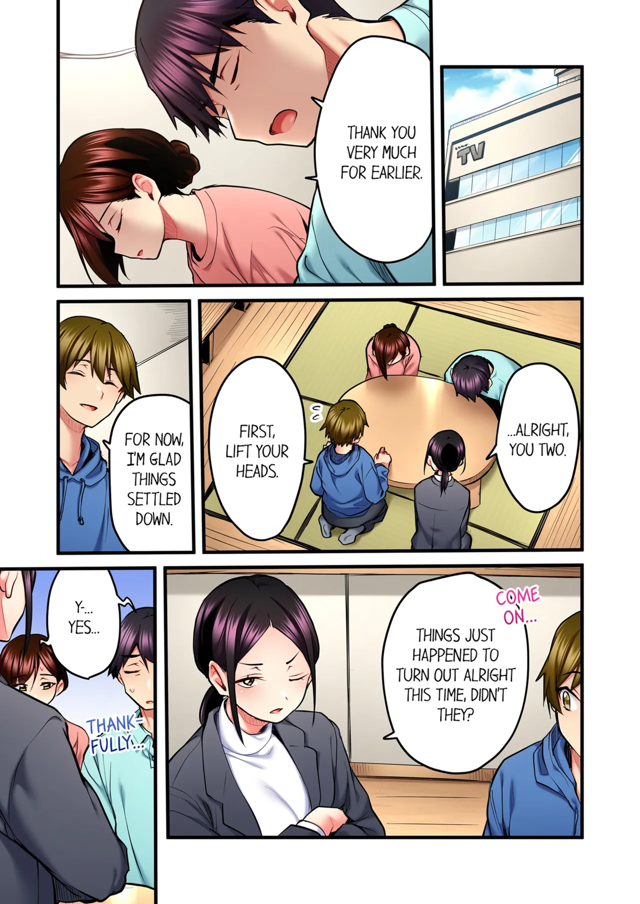 Uta no Onee-san Datte H Shitai ~Konnakao, TV no Mae Minna ni wa Miserarenai yo... Chapter 1 - page 297