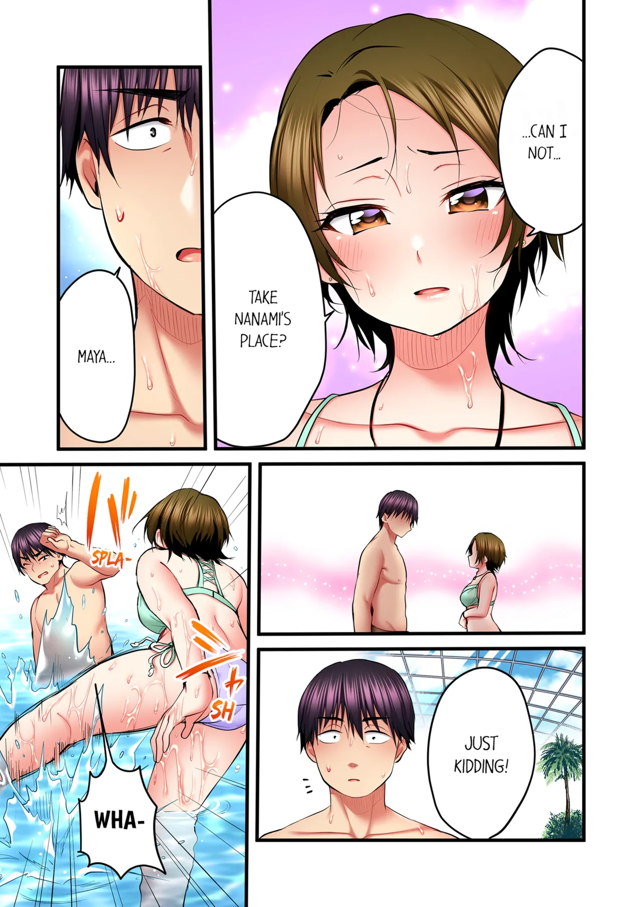 Uta no Onee-san Datte H Shitai ~Konnakao, TV no Mae Minna ni wa Miserarenai yo... Chapter 1 - page 382