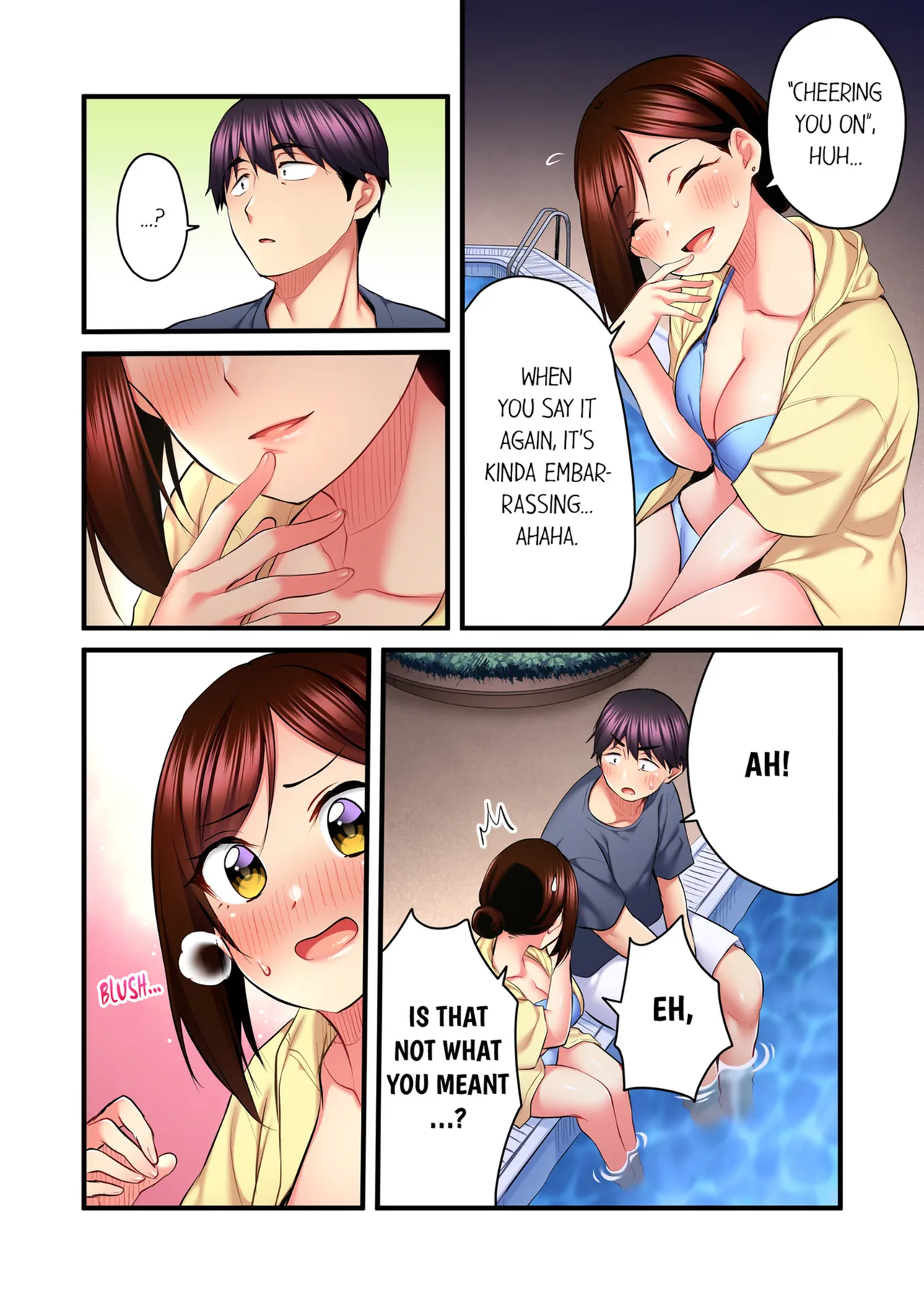 Uta no Onee-san Datte H Shitai ~Konnakao, TV no Mae Minna ni wa Miserarenai yo... Chapter 1 - page 387
