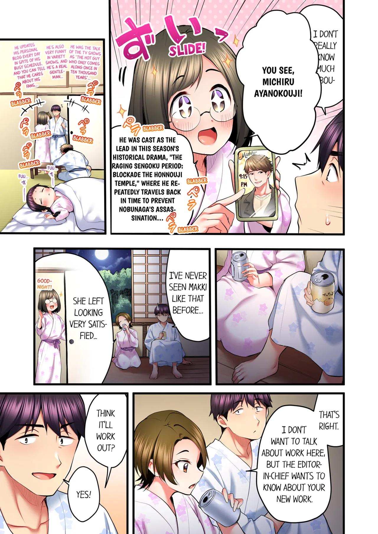 Uta no Onee-san Datte H Shitai ~Konnakao, TV no Mae Minna ni wa Miserarenai yo... Chapter 1 - page 410