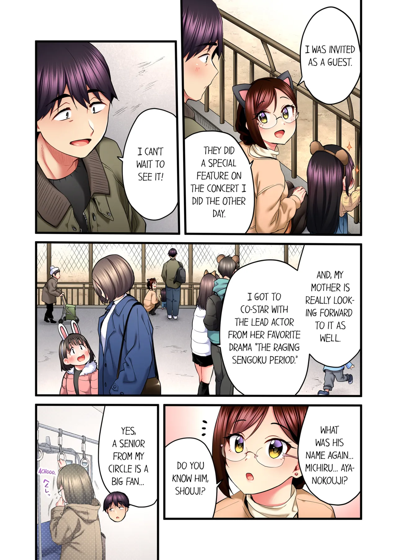 Uta no Onee-san Datte H Shitai ~Konnakao, TV no Mae Minna ni wa Miserarenai yo... Chapter 1 - page 423