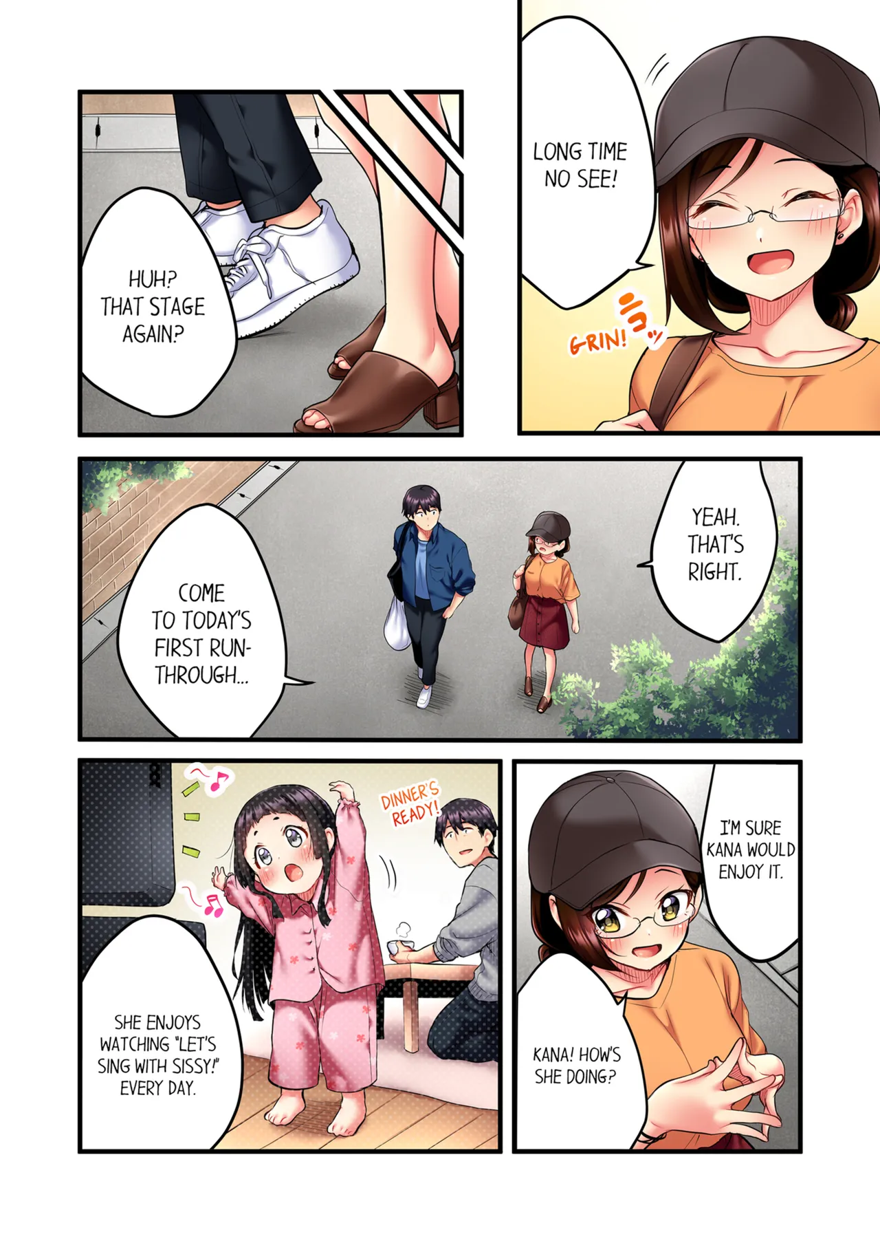 Uta no Onee-san Datte H Shitai ~Konnakao, TV no Mae Minna ni wa Miserarenai yo... Chapter 1 - page 54