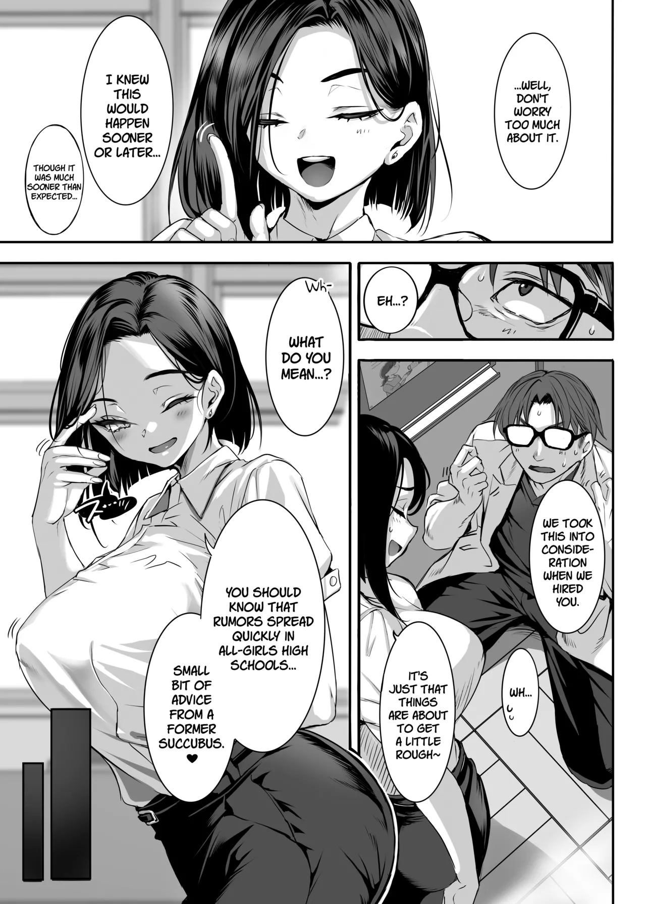 2-nen E-gumi Zenin Succubus Shusseki Bangou 5-ban Onihara Mei no Baai Chapter 1 - page 50