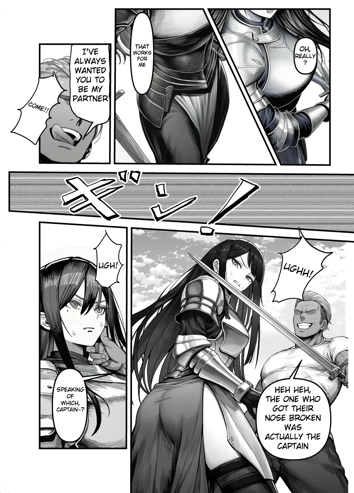Female Knight Commander, Humiliated Fall NTR - The Day My Admired Commander Ortina Lost - Yoru Akubi Shōtai Chapter 1 - page 11