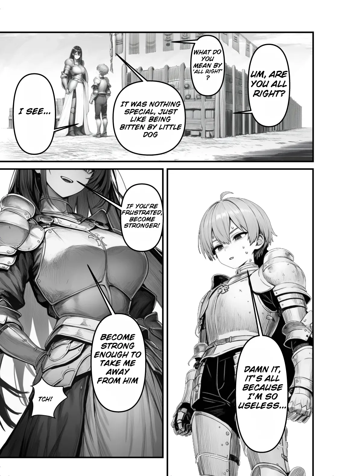 Female Knight Commander, Humiliated Fall NTR - The Day My Admired Commander Ortina Lost - Yoru Akubi Shōtai Chapter 1 - page 38