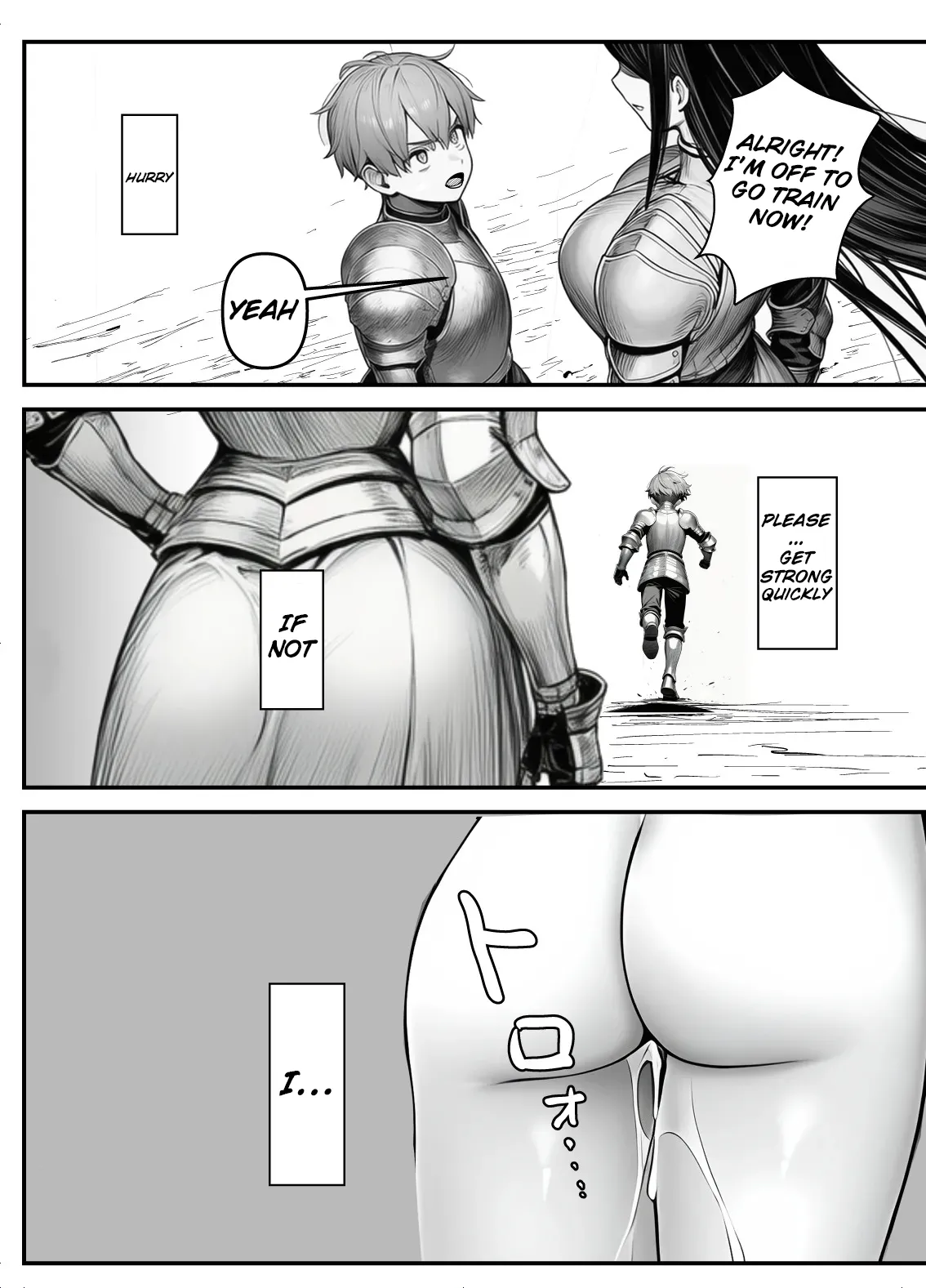 Female Knight Commander, Humiliated Fall NTR - The Day My Admired Commander Ortina Lost - Yoru Akubi Shōtai Chapter 1 - page 39