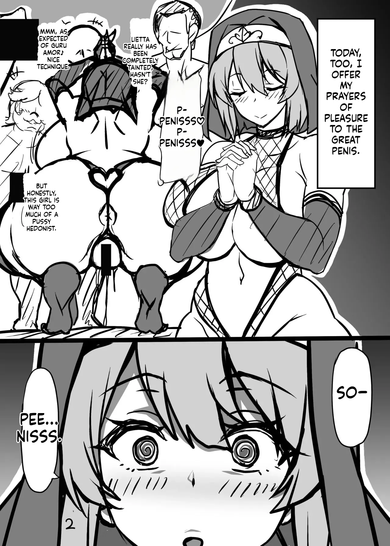 My Big-Breasted Masturbation Maid: Rietta Chapter 1 - page 4