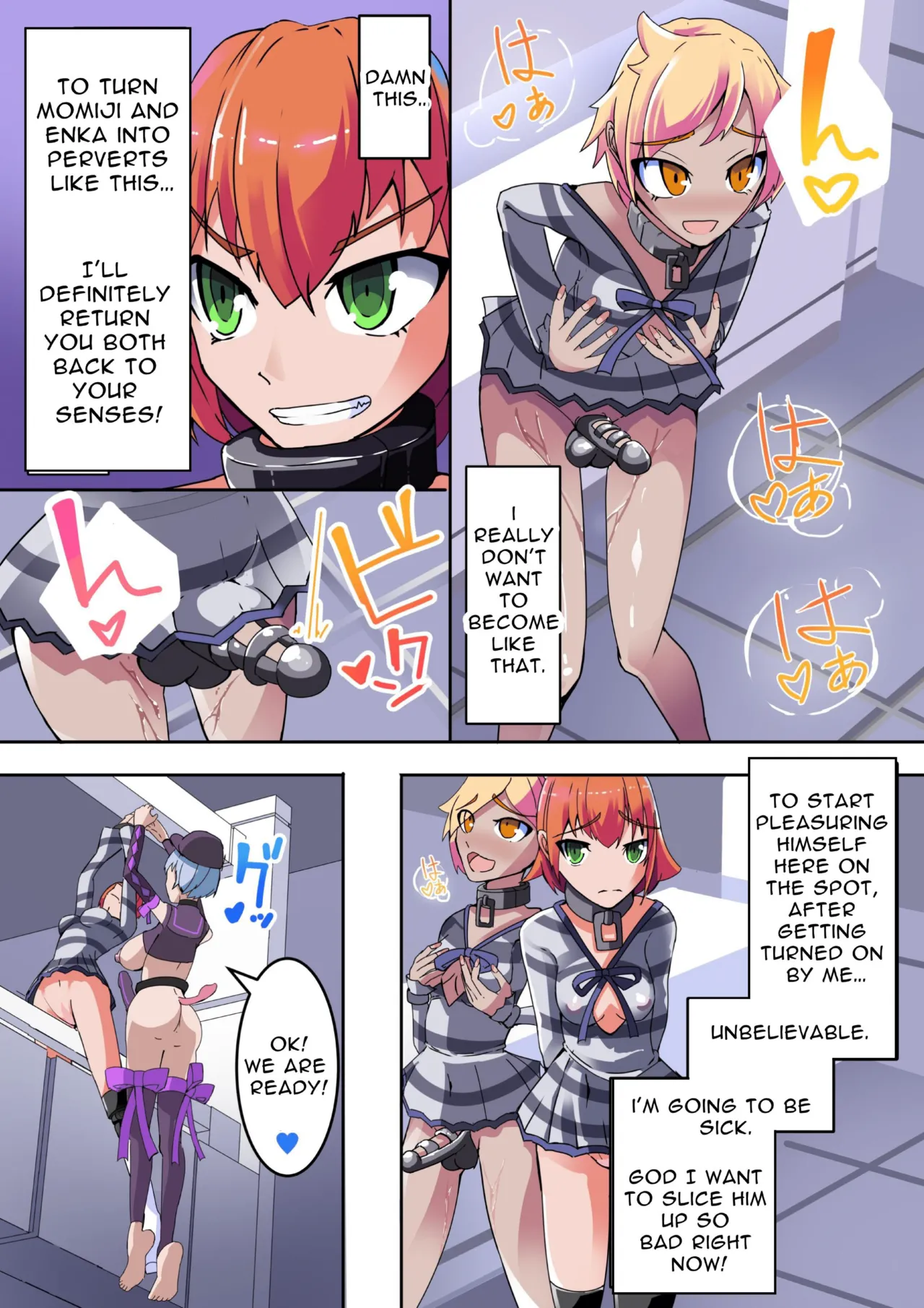 Defeated by an Evil Futanari Executive the Hero is Connected to a Body Modification Machine: Staal Dagger 01 Chapter 1 - page 12