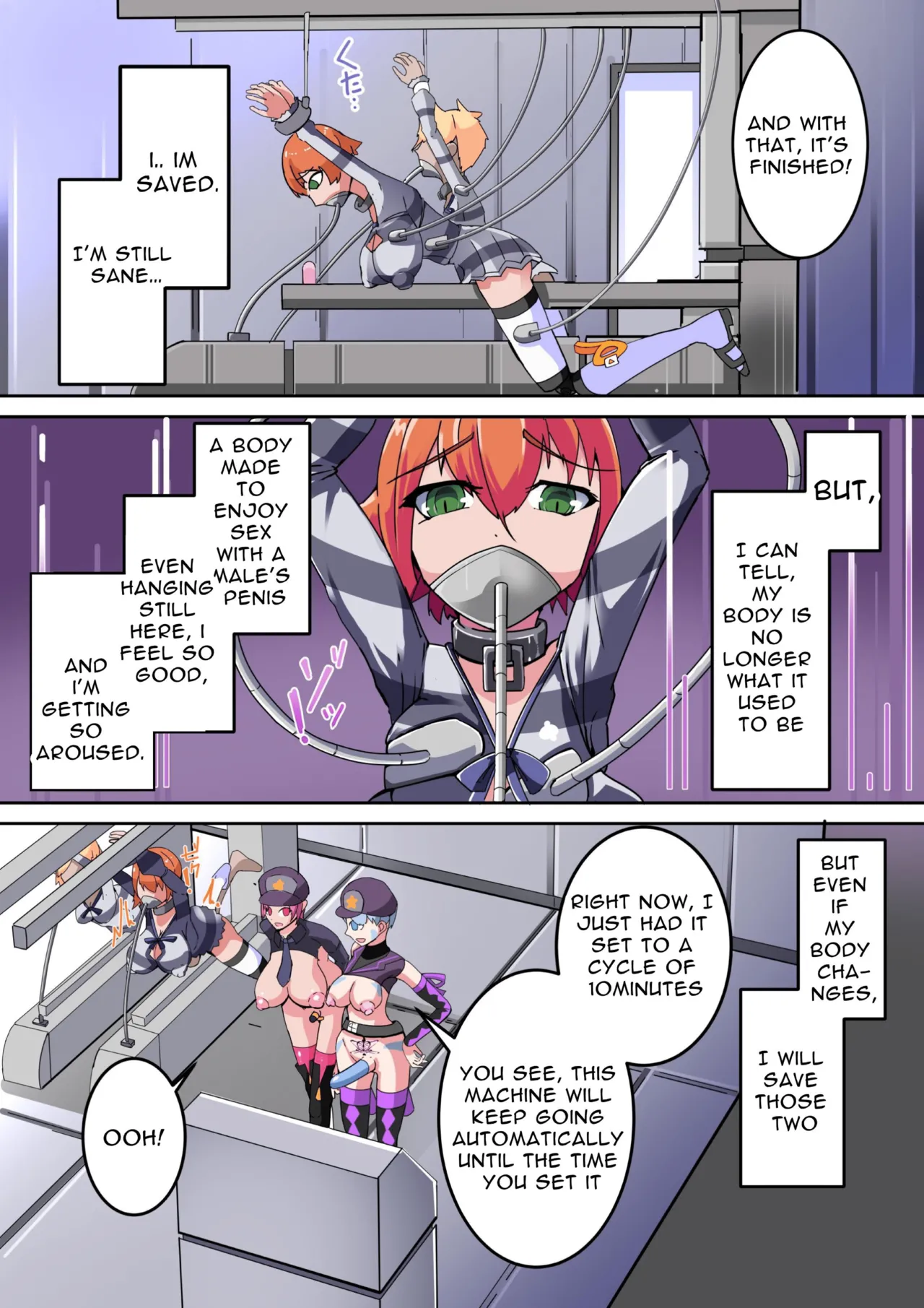Defeated by an Evil Futanari Executive the Hero is Connected to a Body Modification Machine: Staal Dagger 01 Chapter 1 - page 19