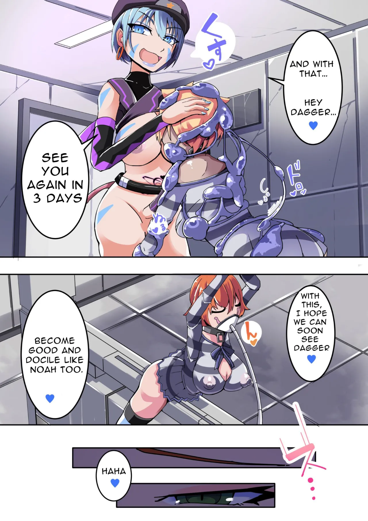 Defeated by an Evil Futanari Executive the Hero is Connected to a Body Modification Machine: Staal Dagger 01 Chapter 1 - page 22