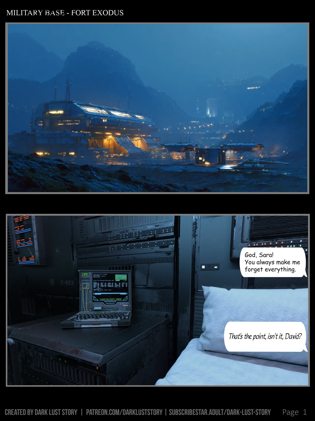 Neon Blood - Episode 5 Sands of Suffering Chapter 1 - page 1