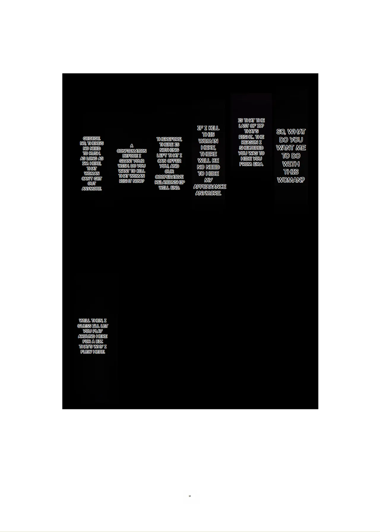 Superheroine Ema no Haiboku Chapter 8 - page 14