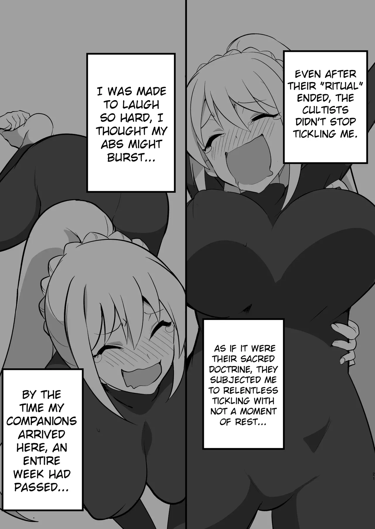 Do-M Crusader Tettei Kusuguri Jigoku _ Masochist Crusader's Ultimate Tickling Hell Chapter 1 - page 21