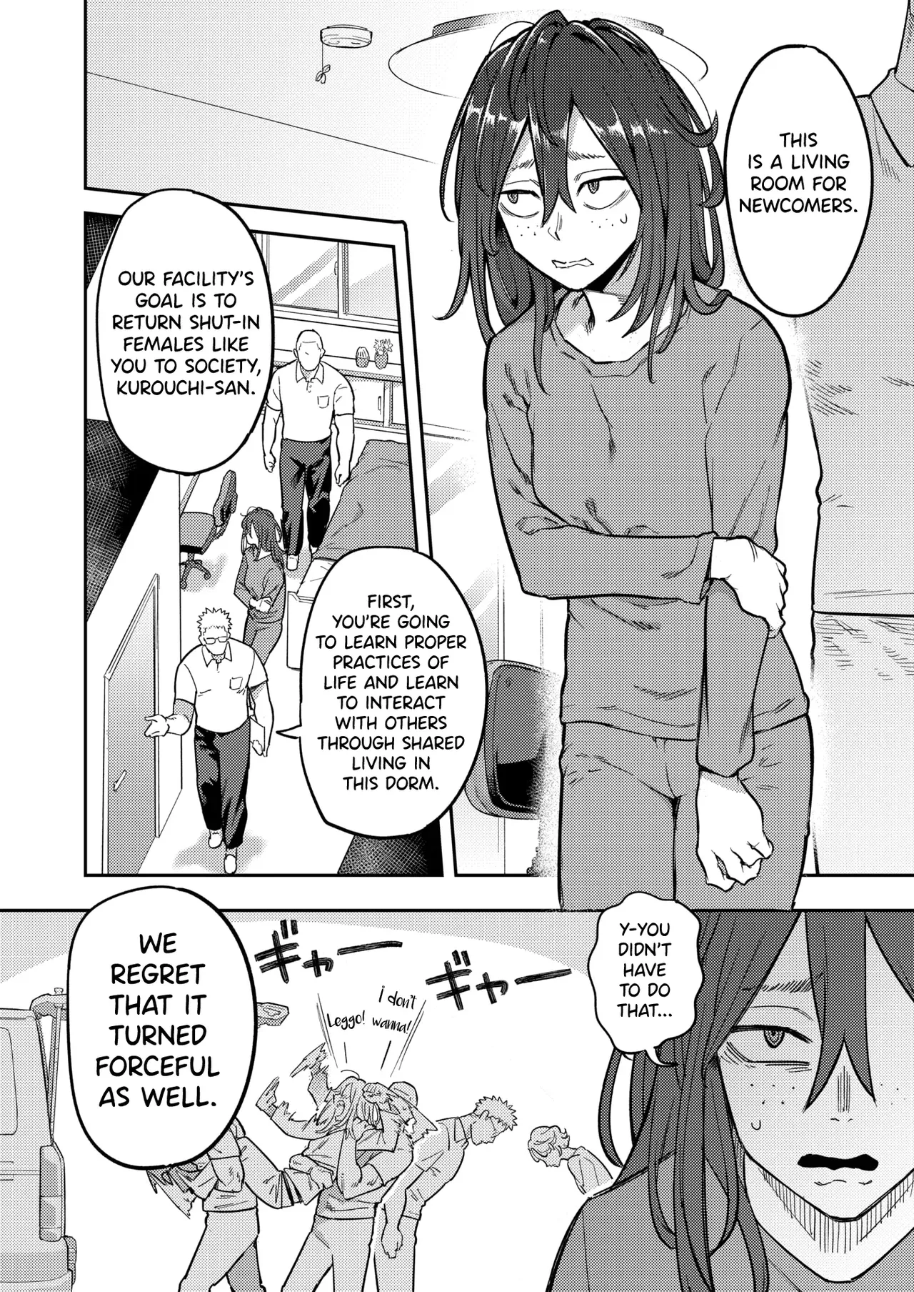 Hikikomori Kyousei Shisetsu Hakutou no Ie Chapter 1 - page 5