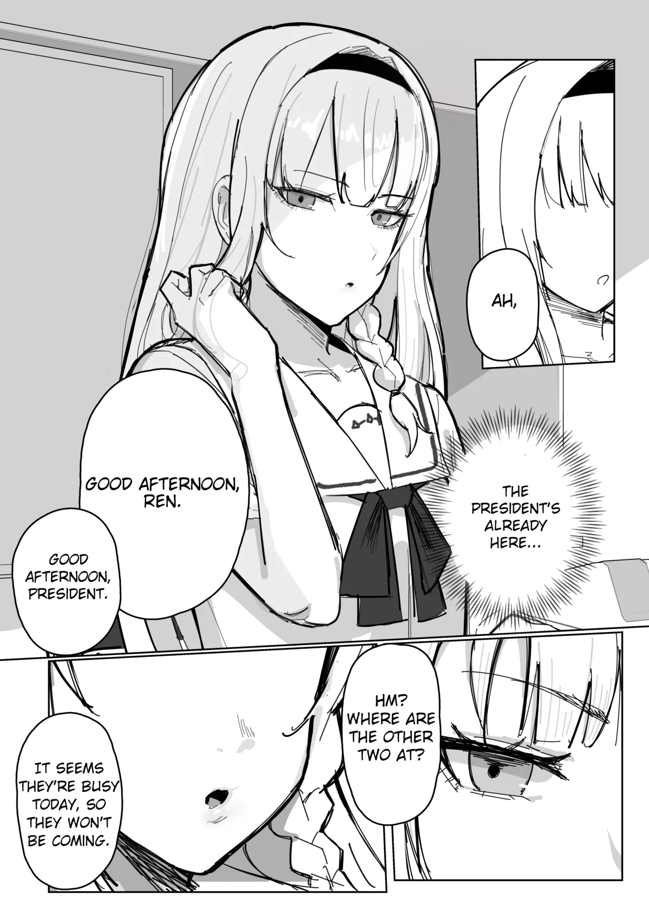 Having Free Use of The President with a Perception Blocking App Chapter 1 - page 8